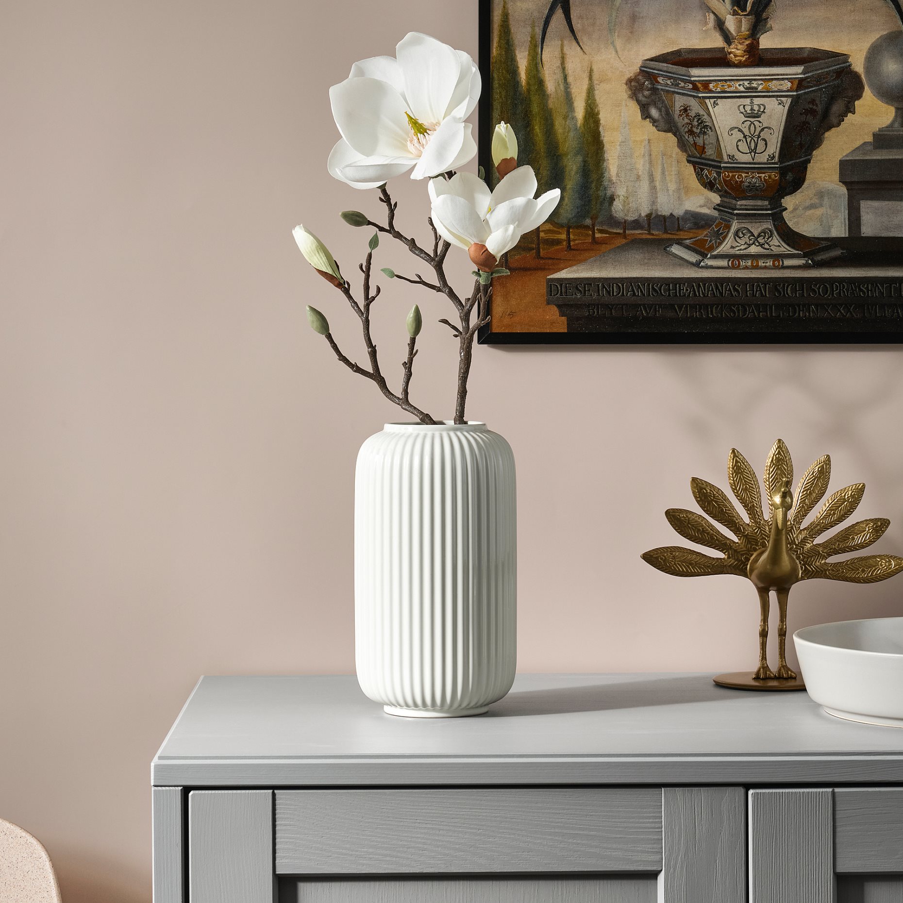 SMYCKA, τεχνητό λουλούδι εσωτερικού/εξωτερικού χώρου/Μανόλια, 61 cm, 106.133.39