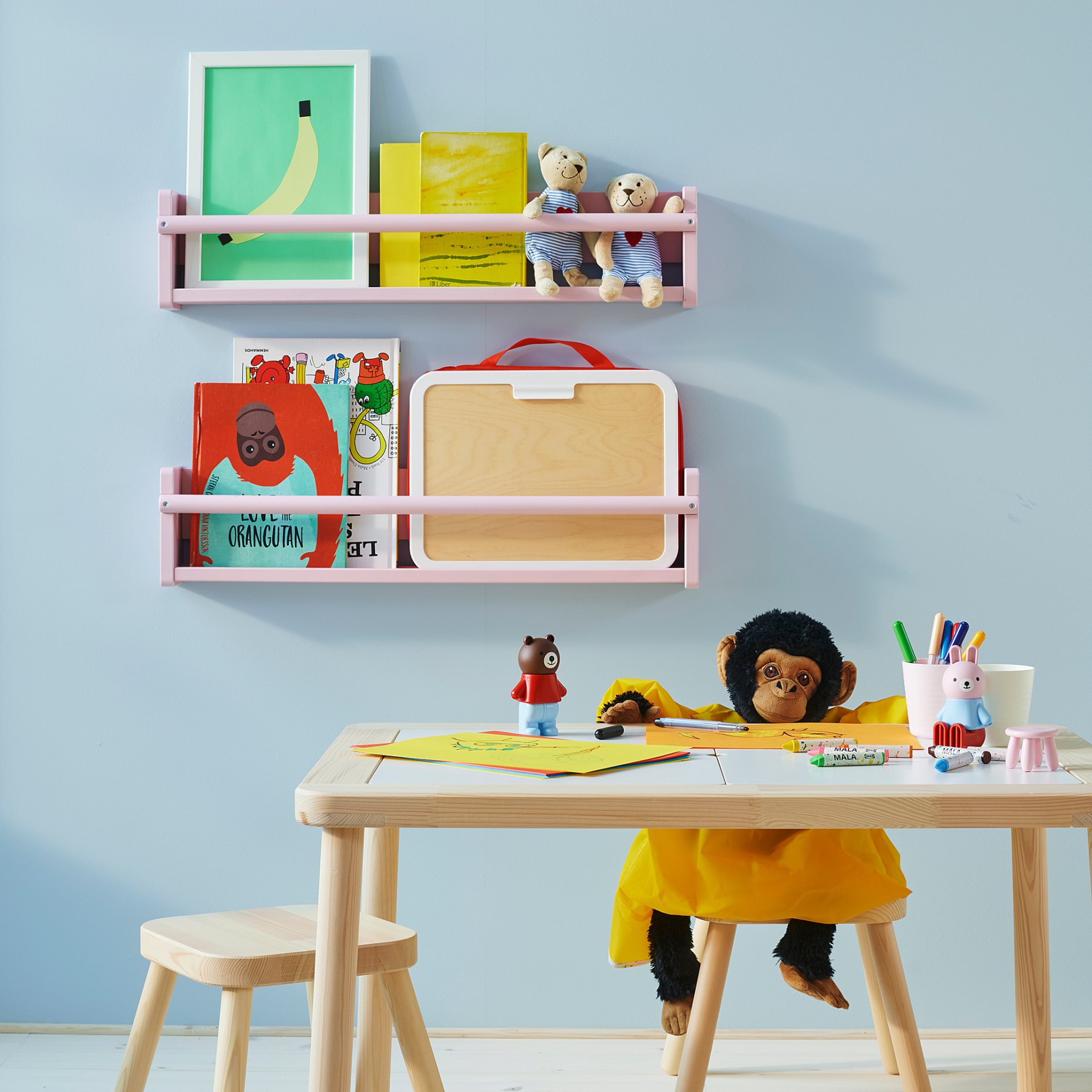 FLISAT, wall storage, 70x9x16 cm, 106.170.83