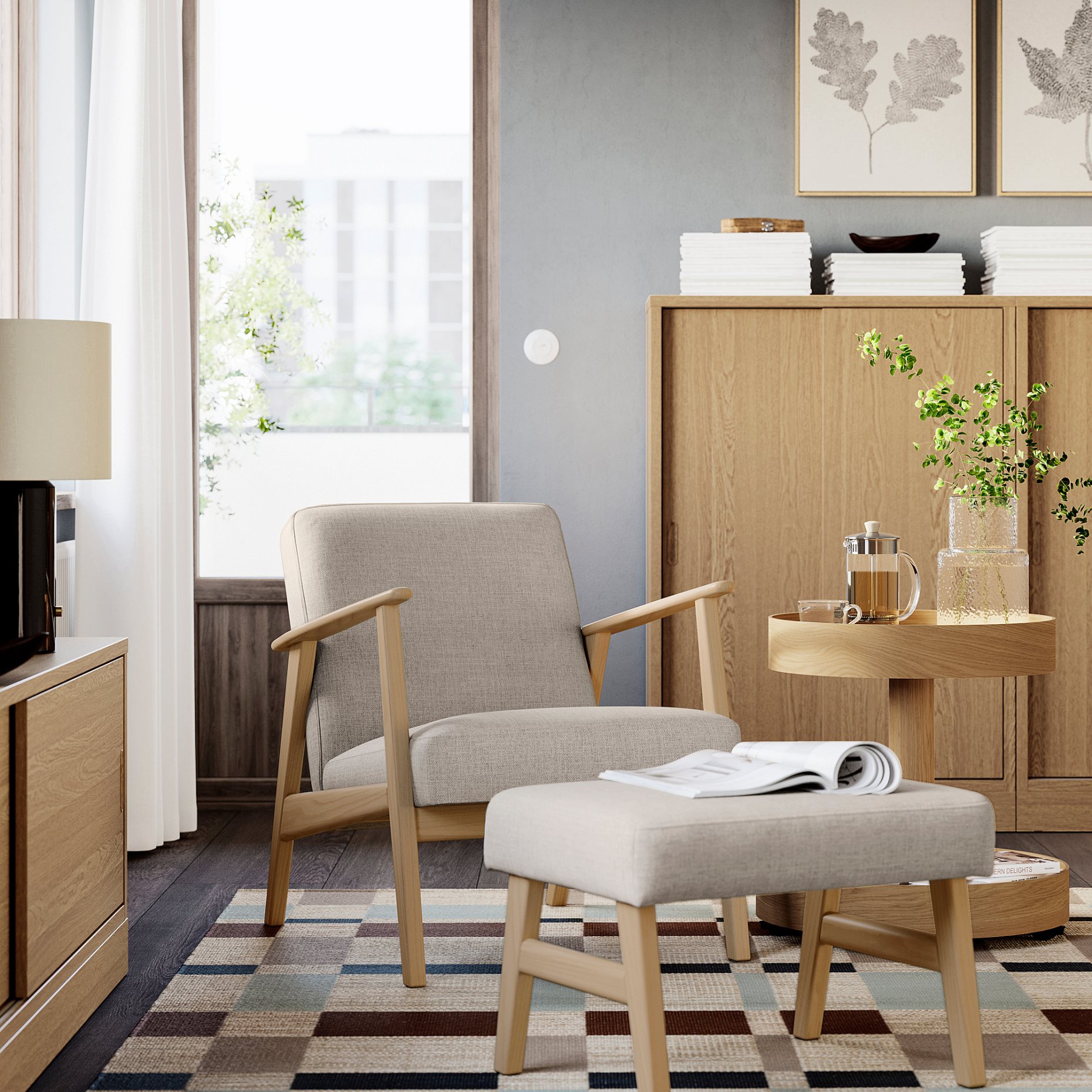 EKENÄSET, armchair, 106.243.28