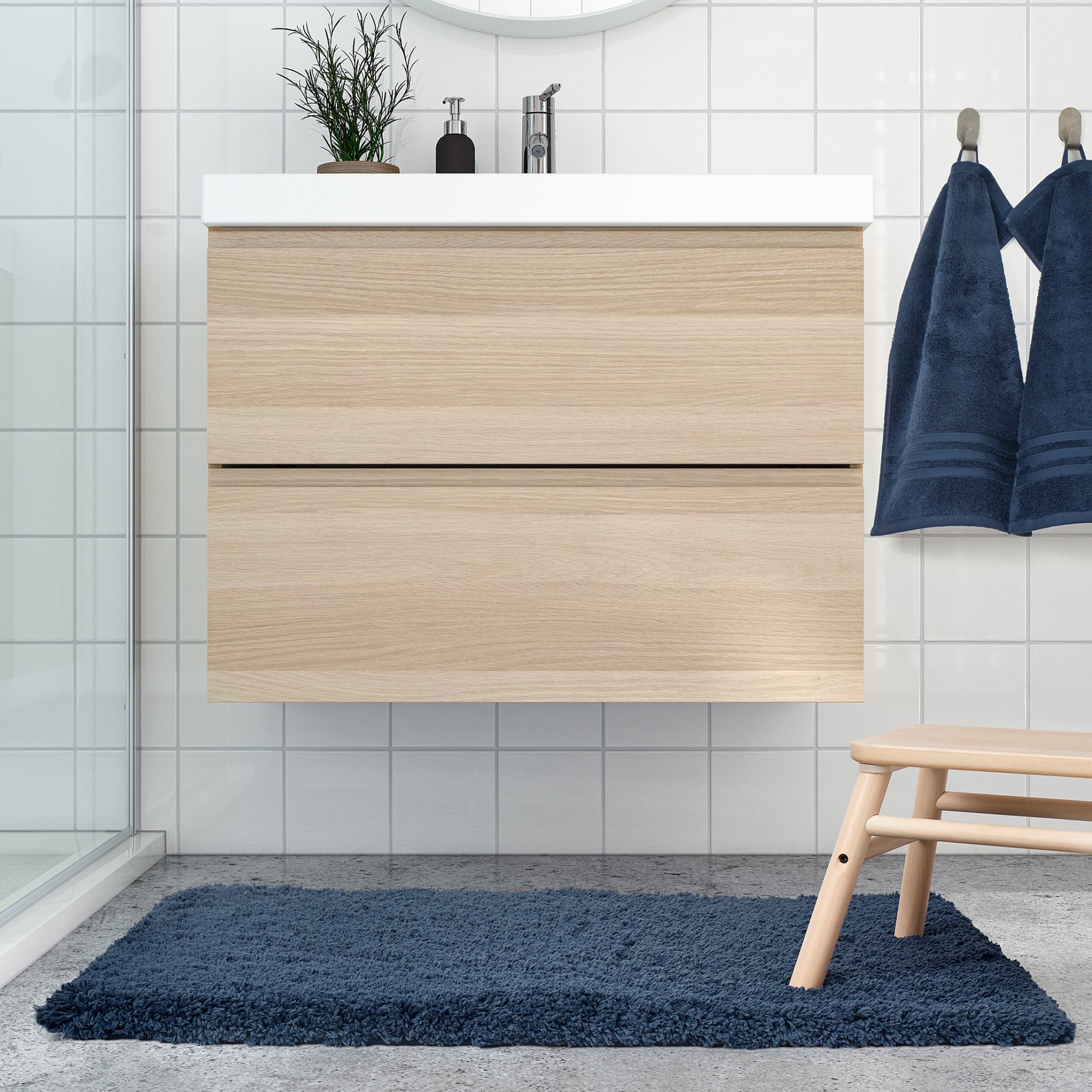 ALMTJÄRN, bath mat, 60x90 cm, 106.303.10