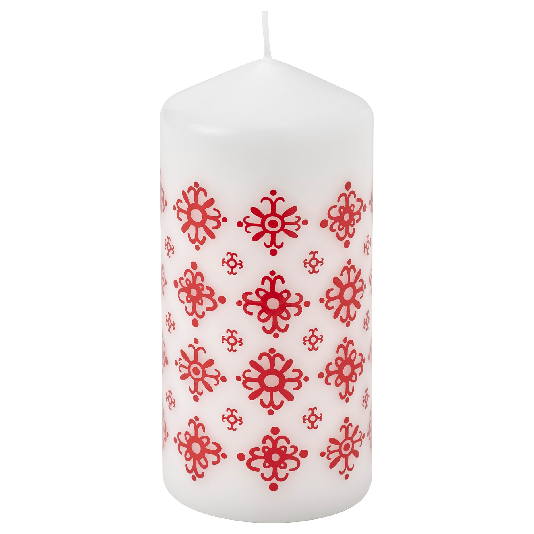 VINTERFINT, unscented pillar candle, 14 cm, 106.307.20