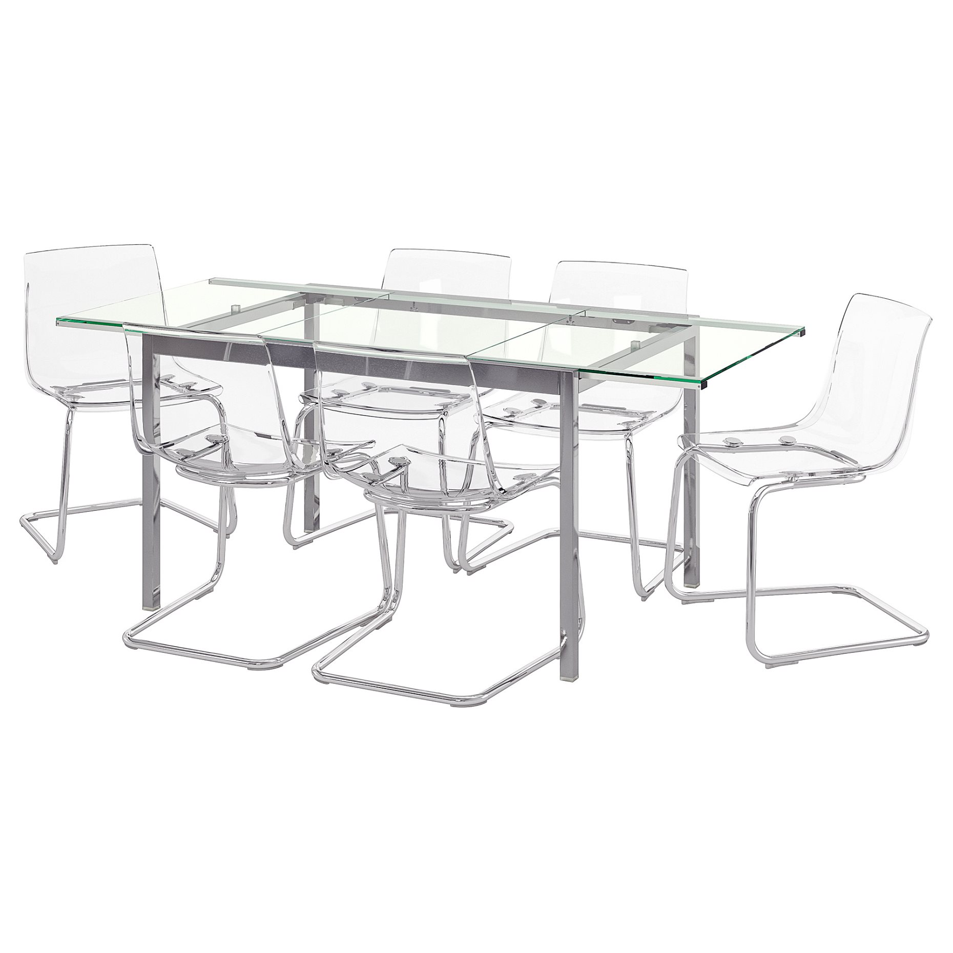 GLIVARP/TOBIAS, table and 6 chairs, 191.973.89