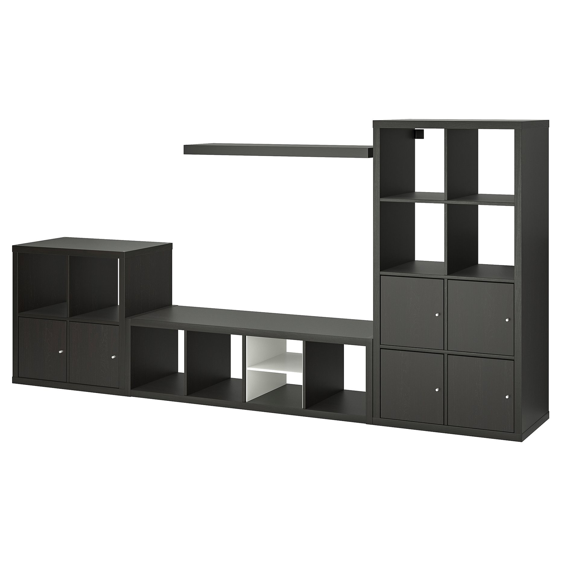 KALLAX/LACK, storage combination with shelf, 301x39x147 cm, 193.987.31