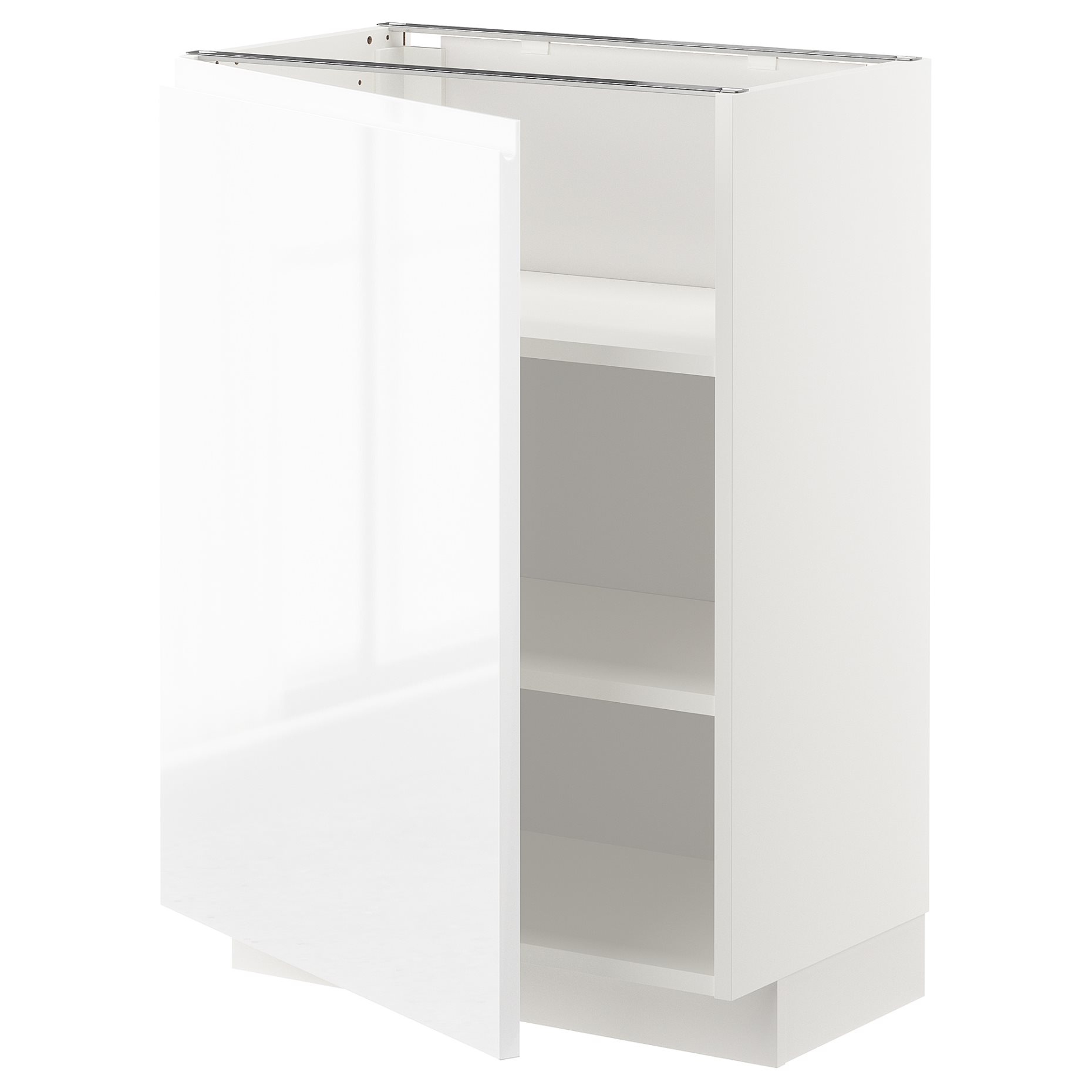 METOD, base cabinet with shelves, 60x37 cm, 194.673.19