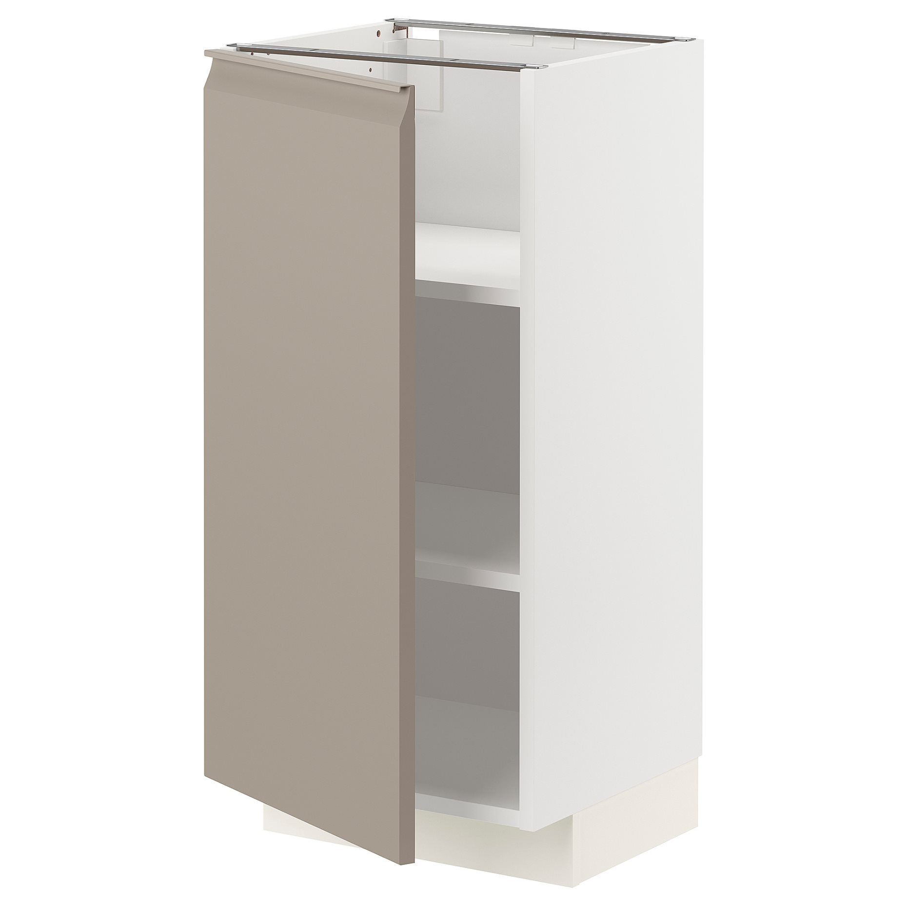 METOD, base cabinet with shelves, 40x37 cm, 194.920.45