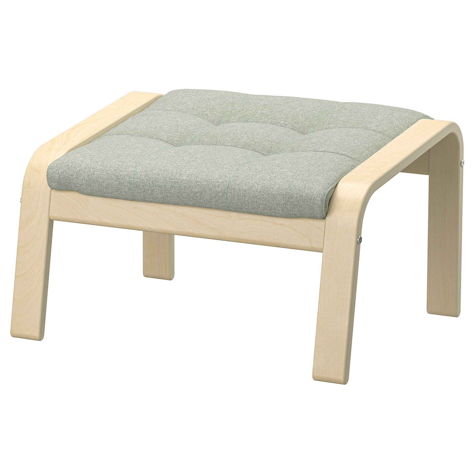 POÄNG, armchair and footstool, 195.019.26