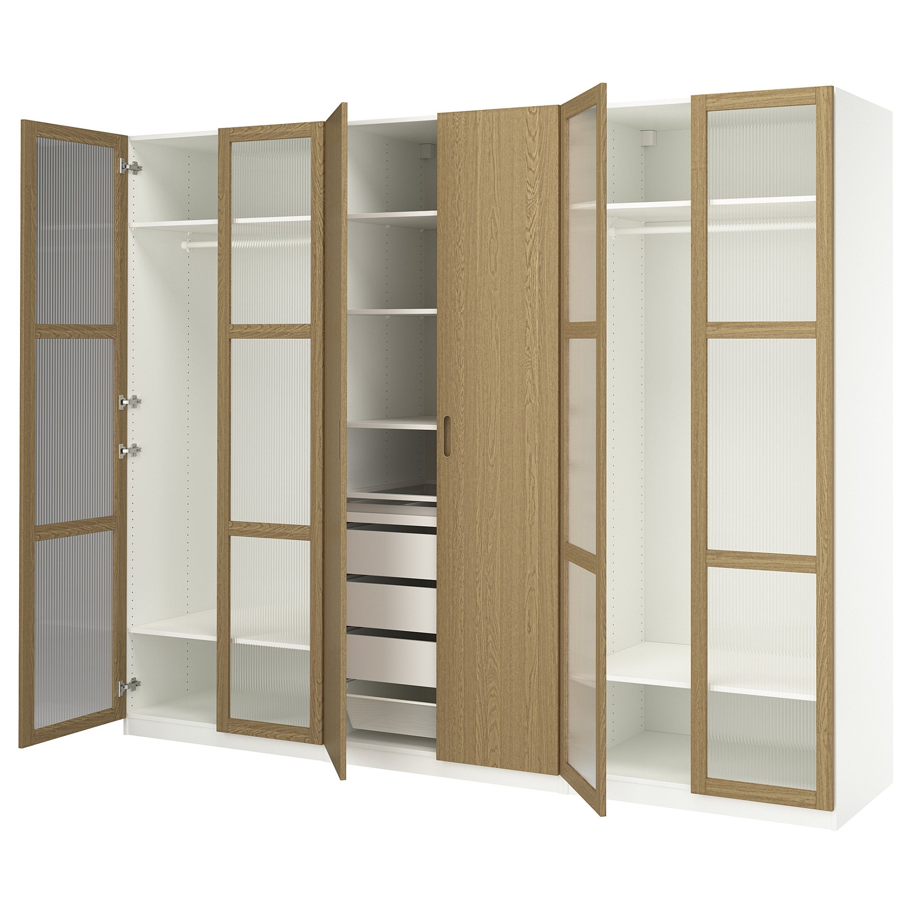 PAX/TONSTAD, wardrobe combination, 300x60x236 cm, 195.499.14