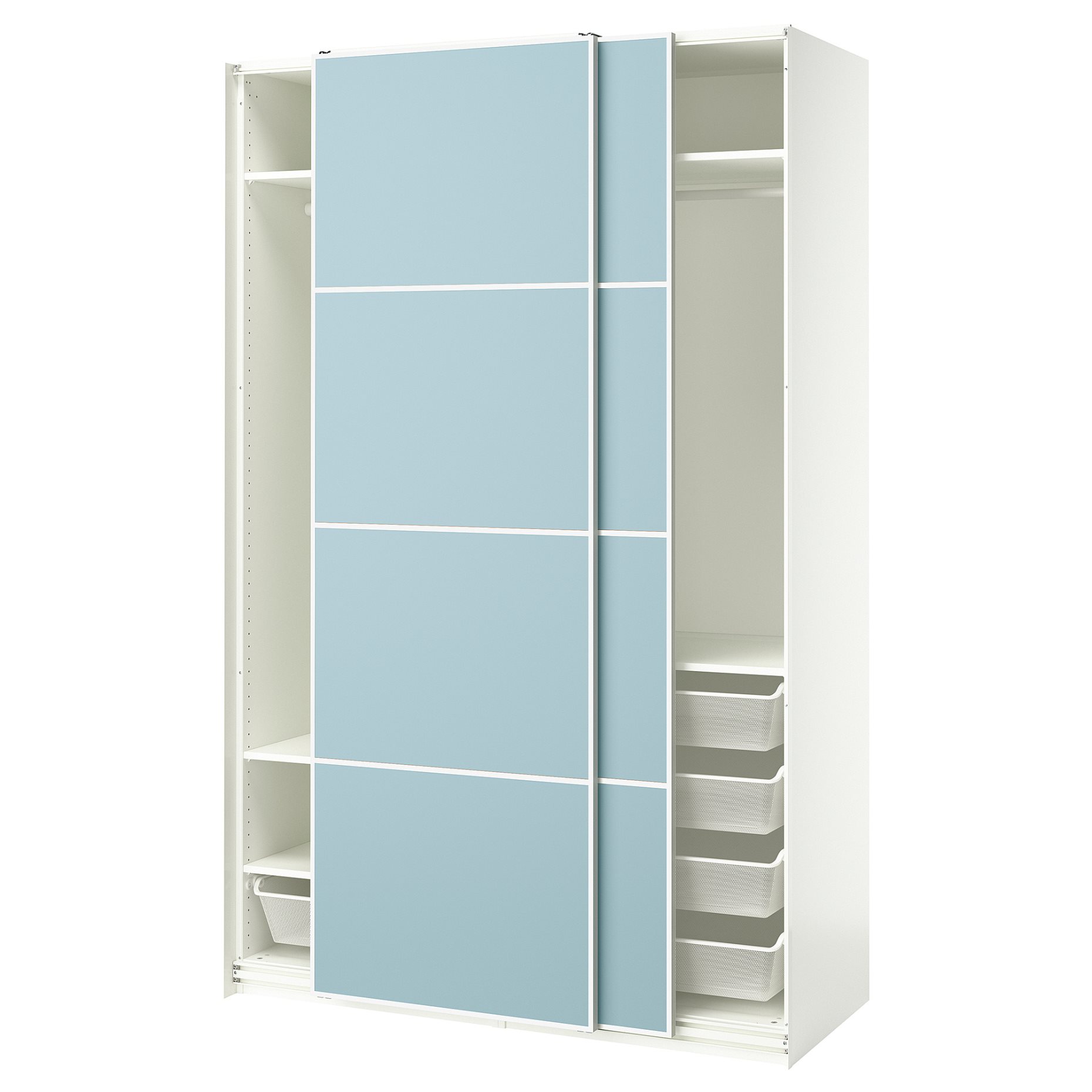 PAX/MEHAMN, ντουλάπα με συρόμενες πόρτες, 150x66x236 cm, 195.516.95