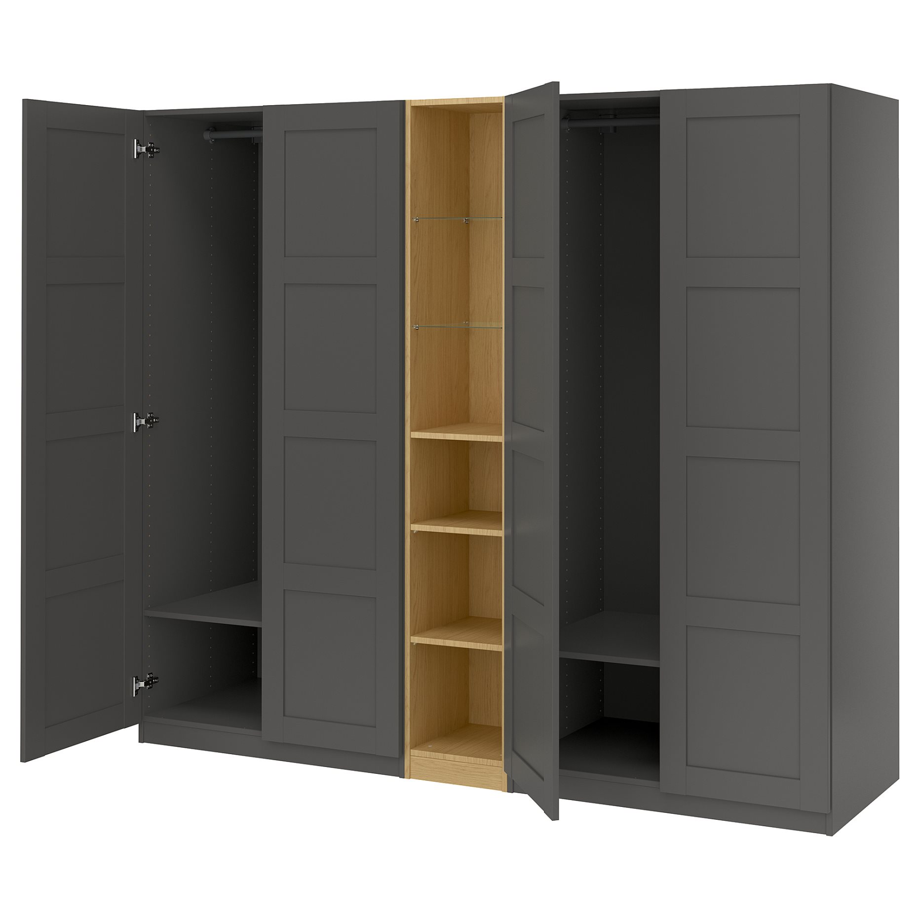 PAX/BERGSBO, wardrobe combination, 235x60x201 cm, 196.073.91