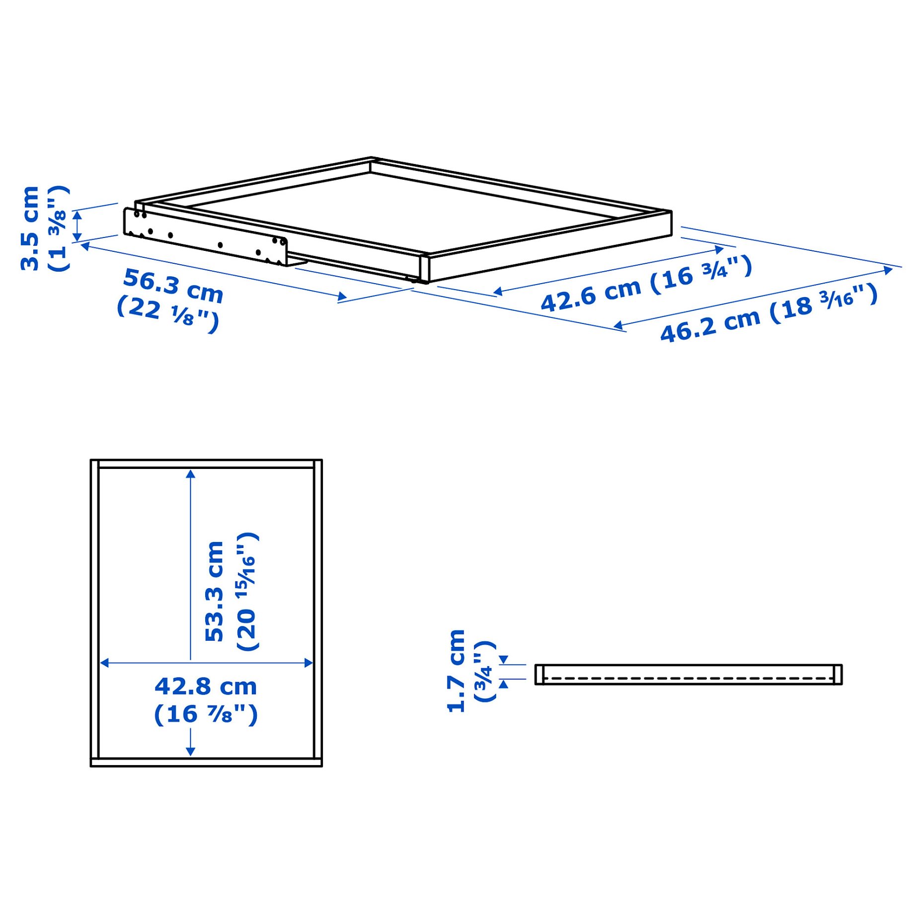 KOMPLEMENT, pull-out tray, 202.463.60