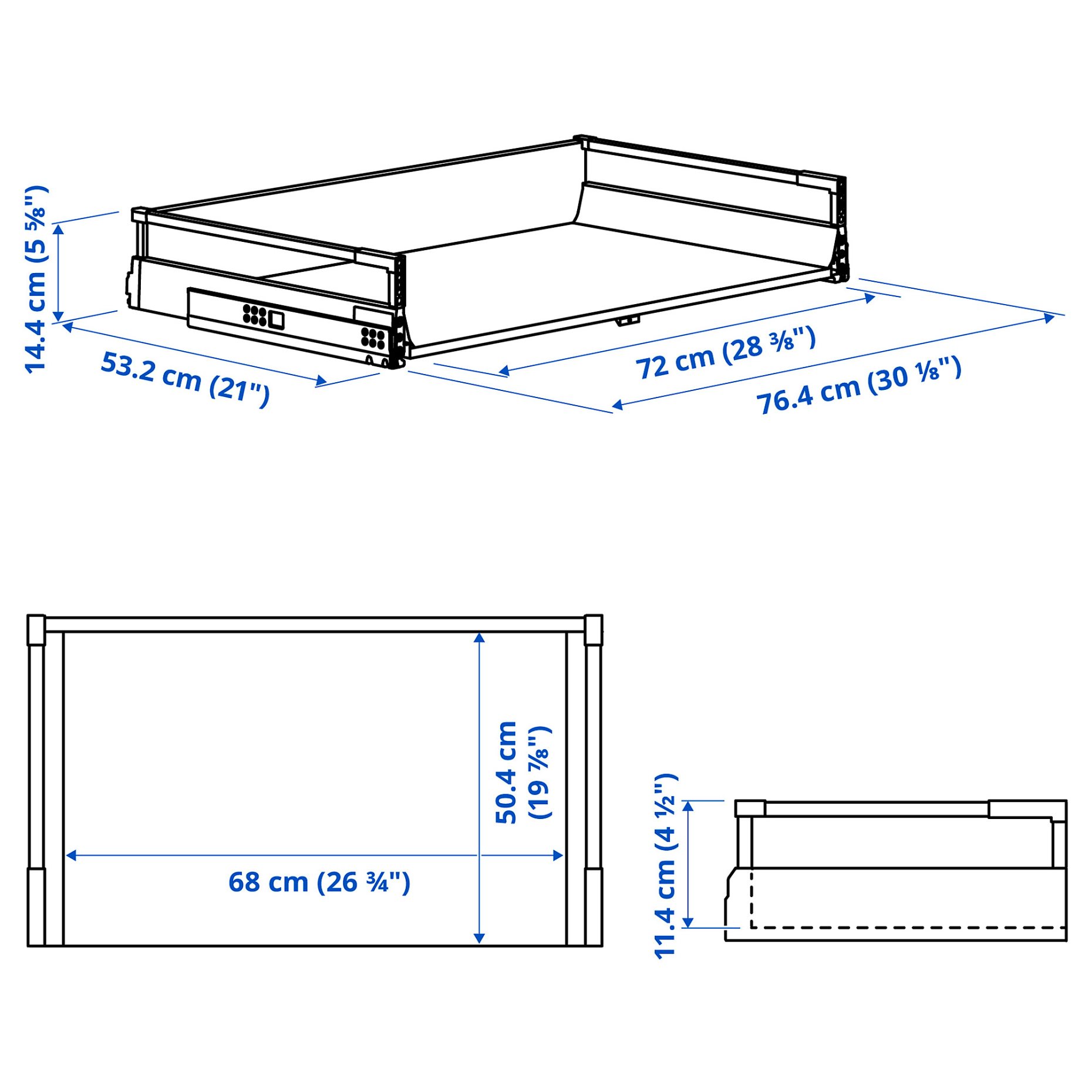 MAXIMERA, drawer, medium, 202.850.40