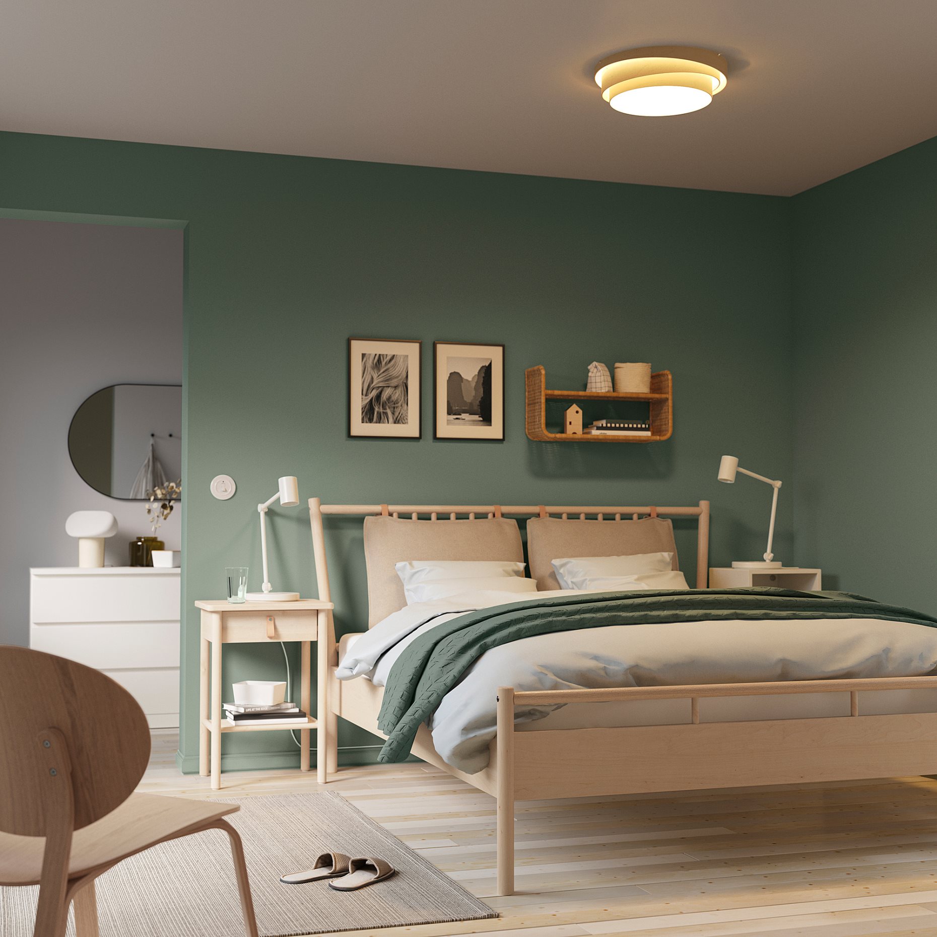 NÖSUND, φωτιστικό οροφής, 44 cm, 204.048.87