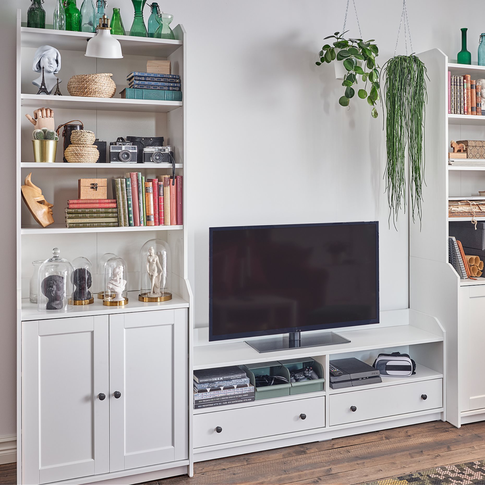 HAUGA, high cabinet with 2 doors, 70x199 cm, 204.150.46