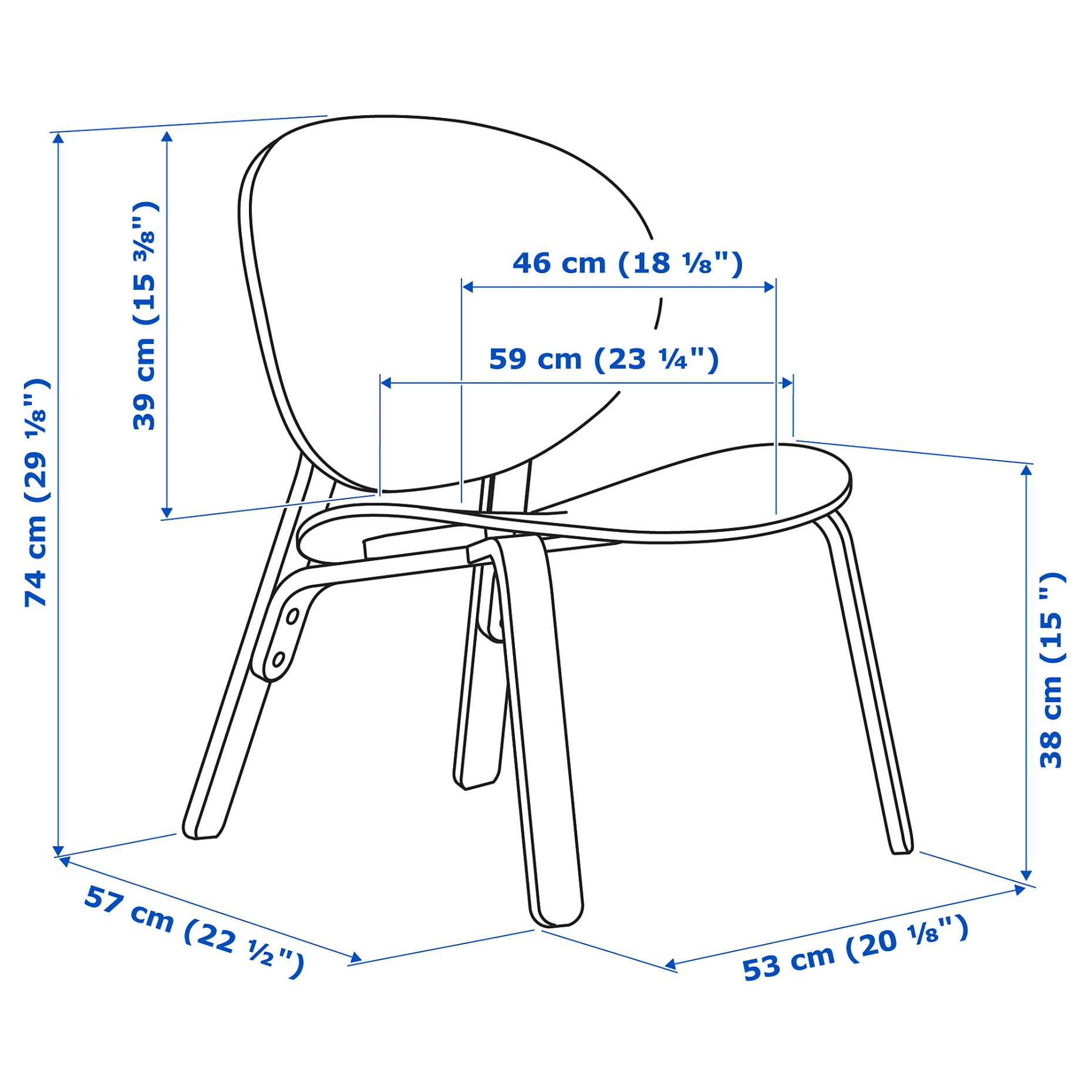 FRÖSET, easy chair, 204.296.04