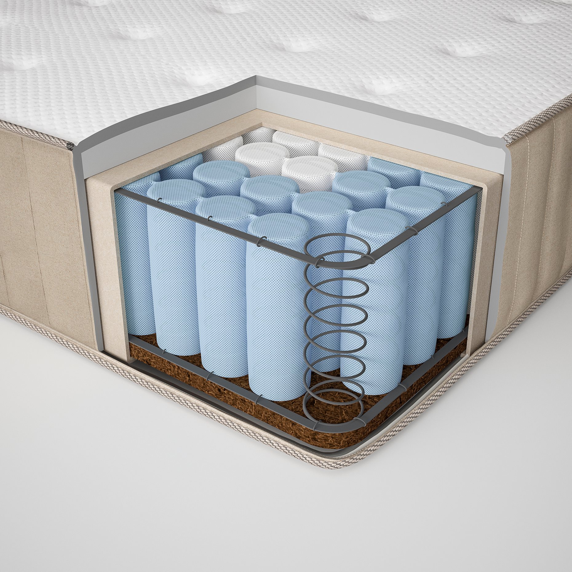 VATNESTRÖM, pocket sprung mattress, extra firm 90x200 cm, 204.784.87