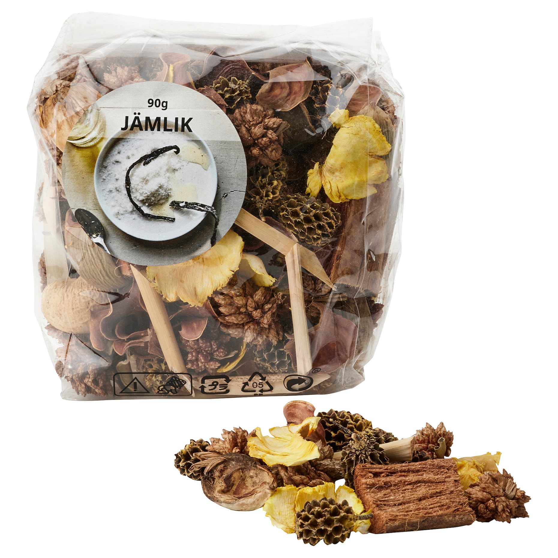 JÄMLIK, scented potpourri/Vanilla, 90 g, 205.027.41