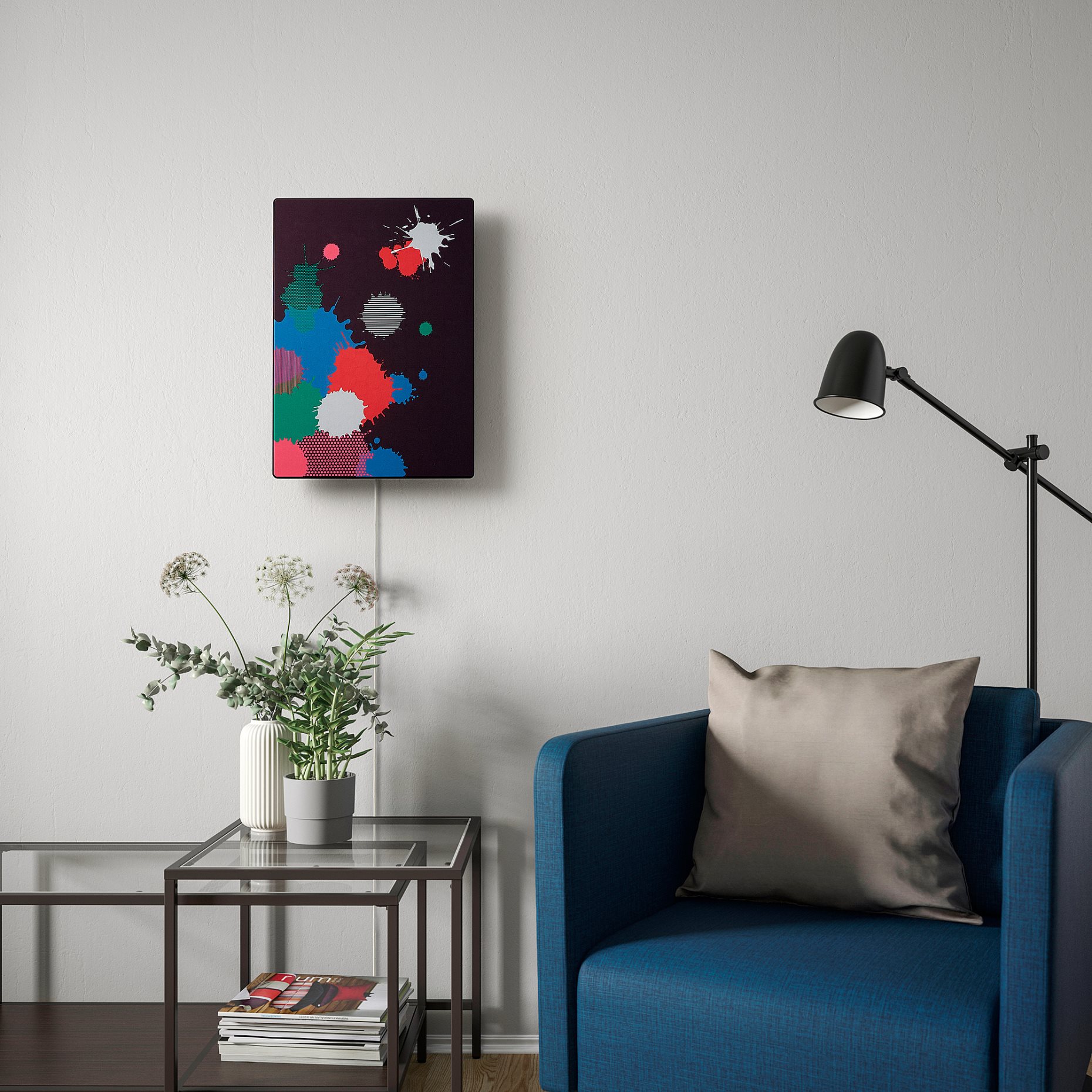 SYMFONISK, πάνελ για κορνίζα με ηχείο/πιτσιλιά, 205.068.24