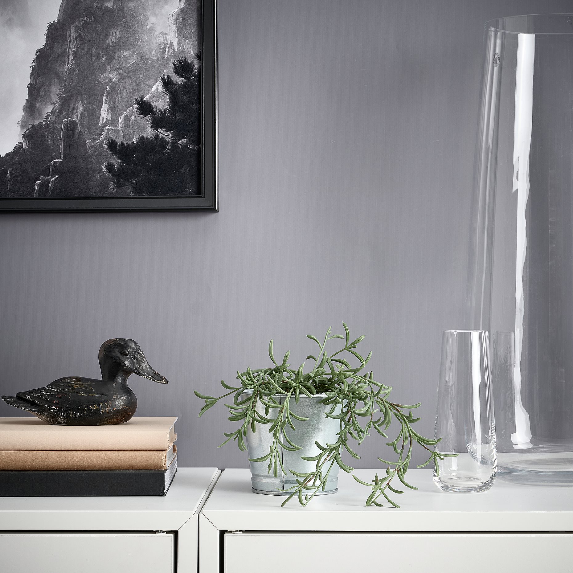 FEJKA, artificial potted plant in/outdoor/string of bananas hanging, 9 cm, 205.084.08