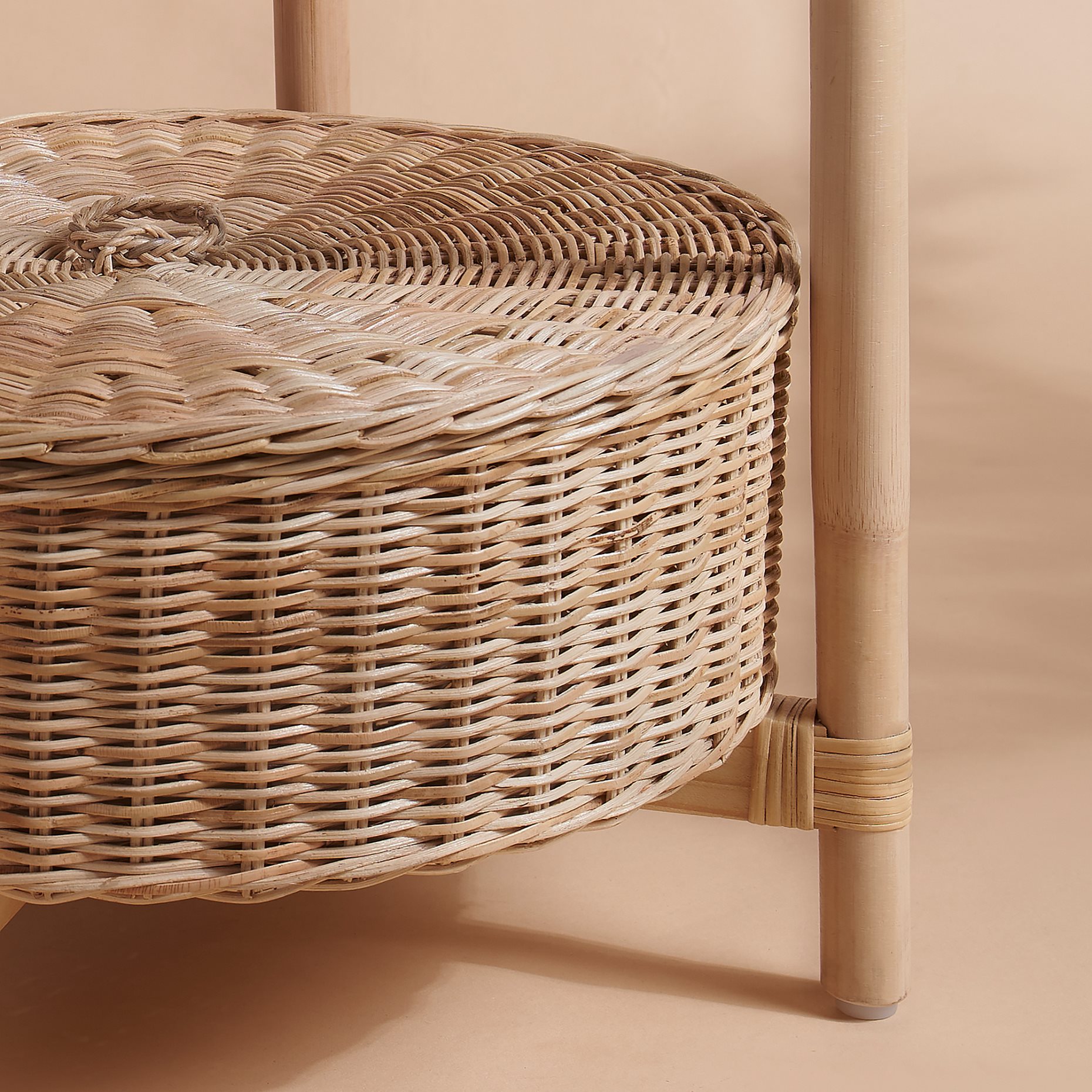 TOLKNING, bedside table/handmade, 52 cm, 205.126.60