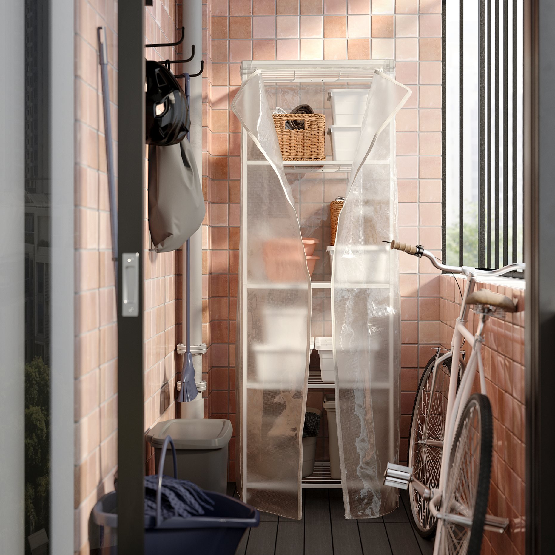 JOSTEIN, cover in/outdoor, 61x41x180 cm, 205.215.89