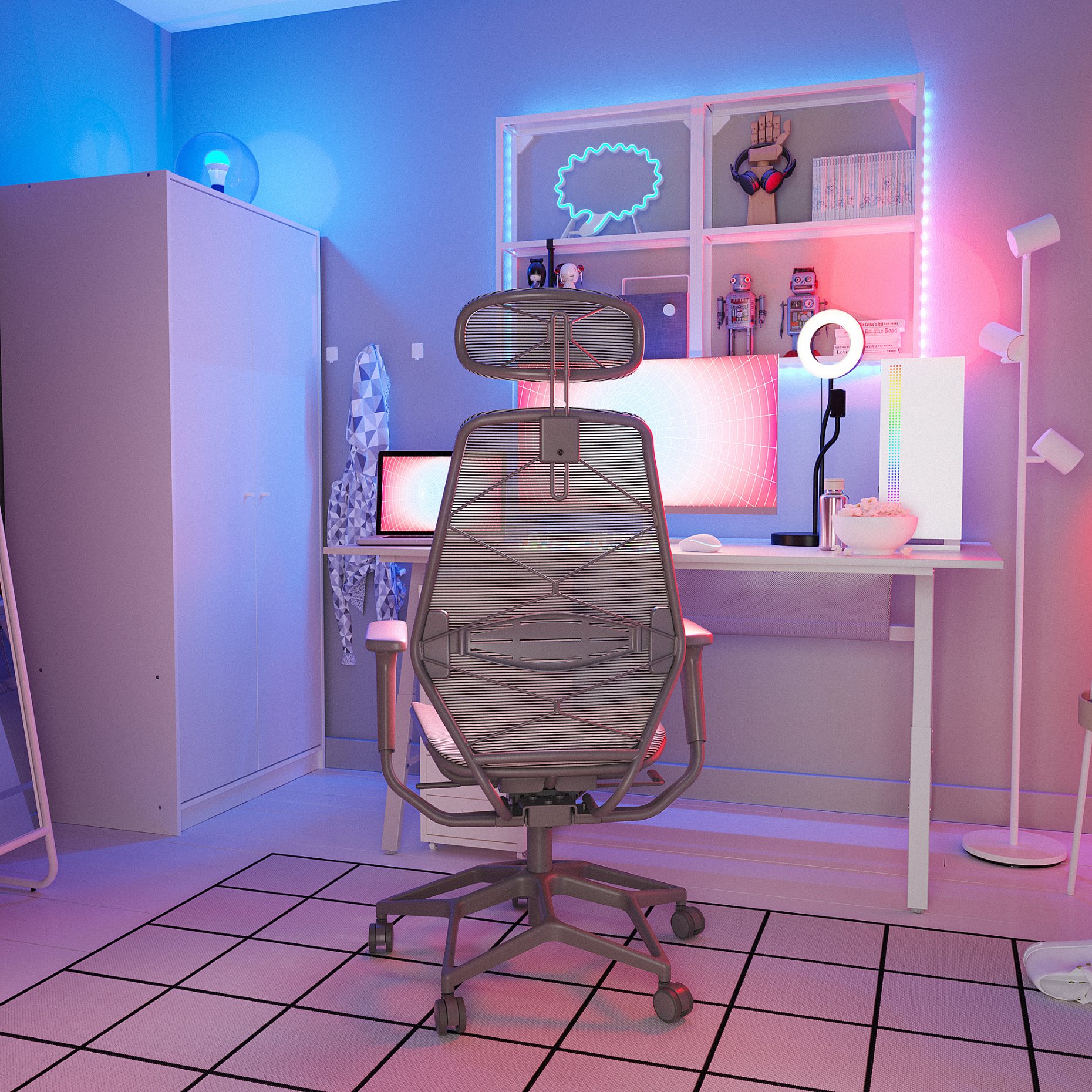 STYRSPEL, gaming chair, 205.220.32