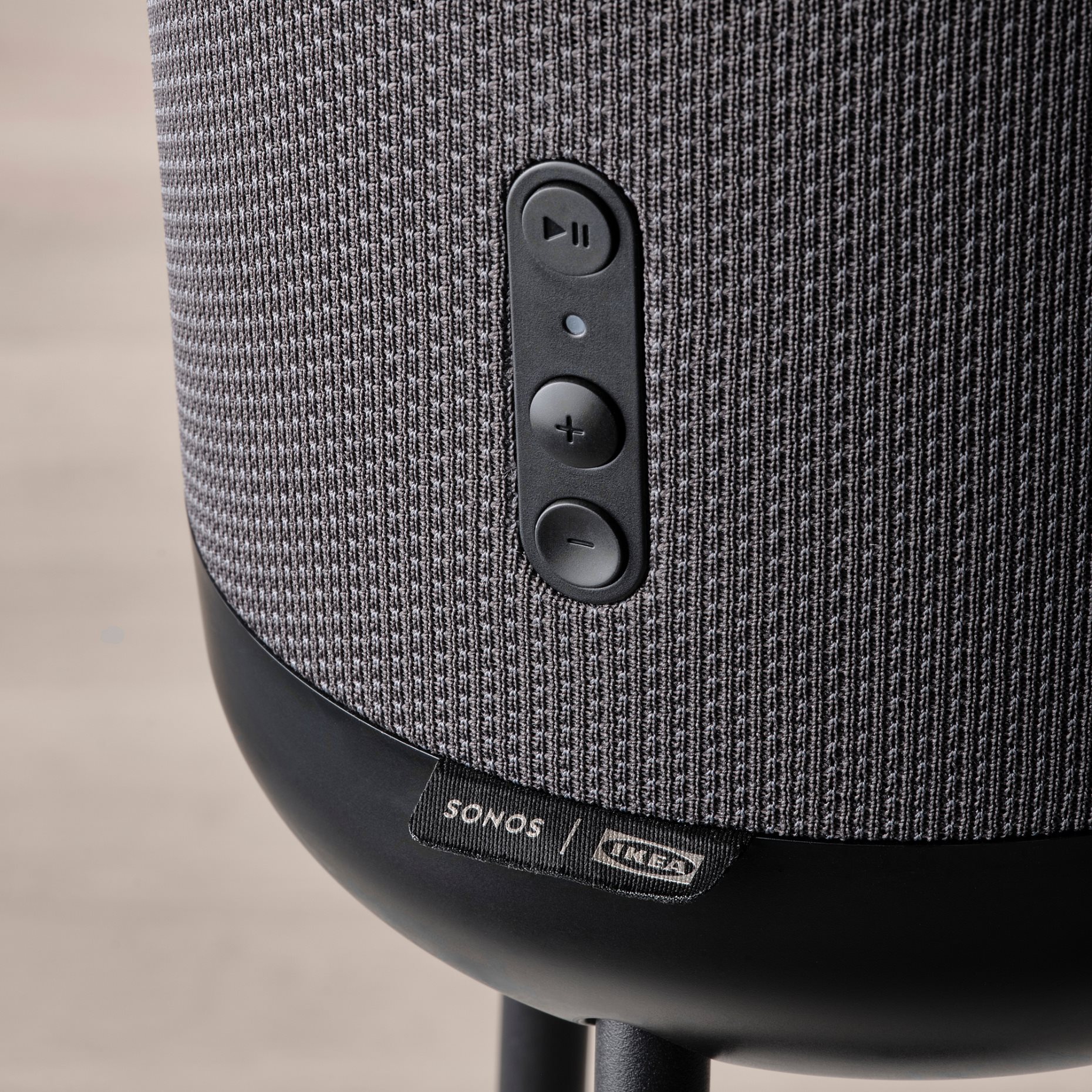 SYMFONISK, floor lamp with WiFi speaker/smart, 205.282.89