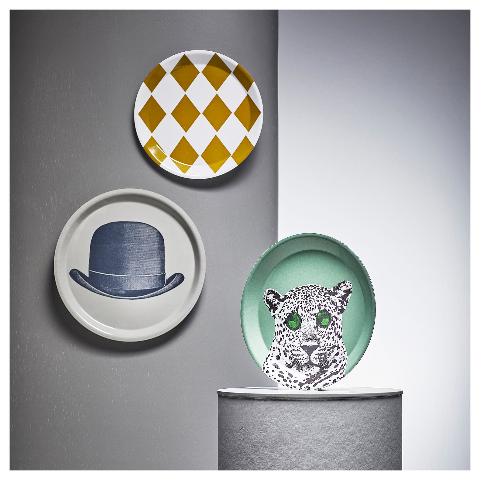 GALLERISKOG, wall decoration/mixed motifs, set of 3, 205.380.71