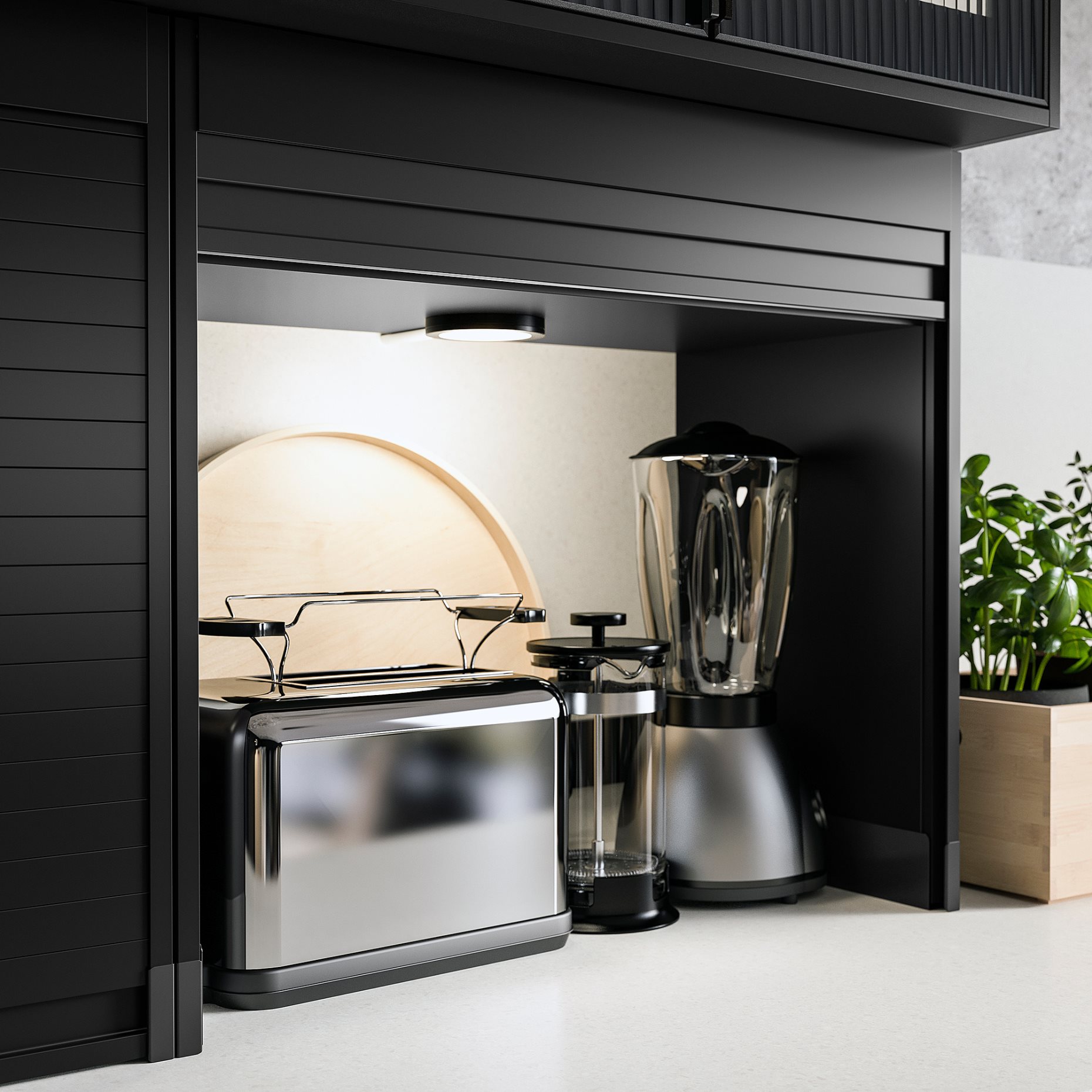 TITTEBO, tambour storage for small appliances, 60 cm, 205.502.75