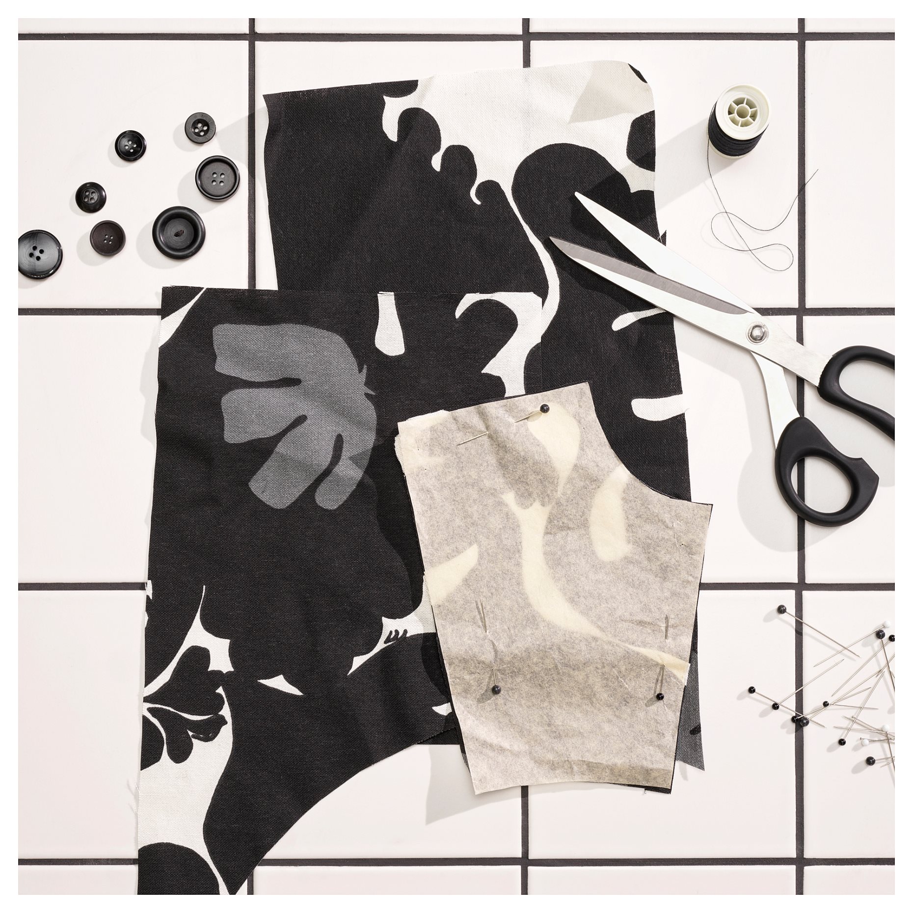 STRECKFLY, κομμένο ύφασμα, 150x300 cm, 205.553.10