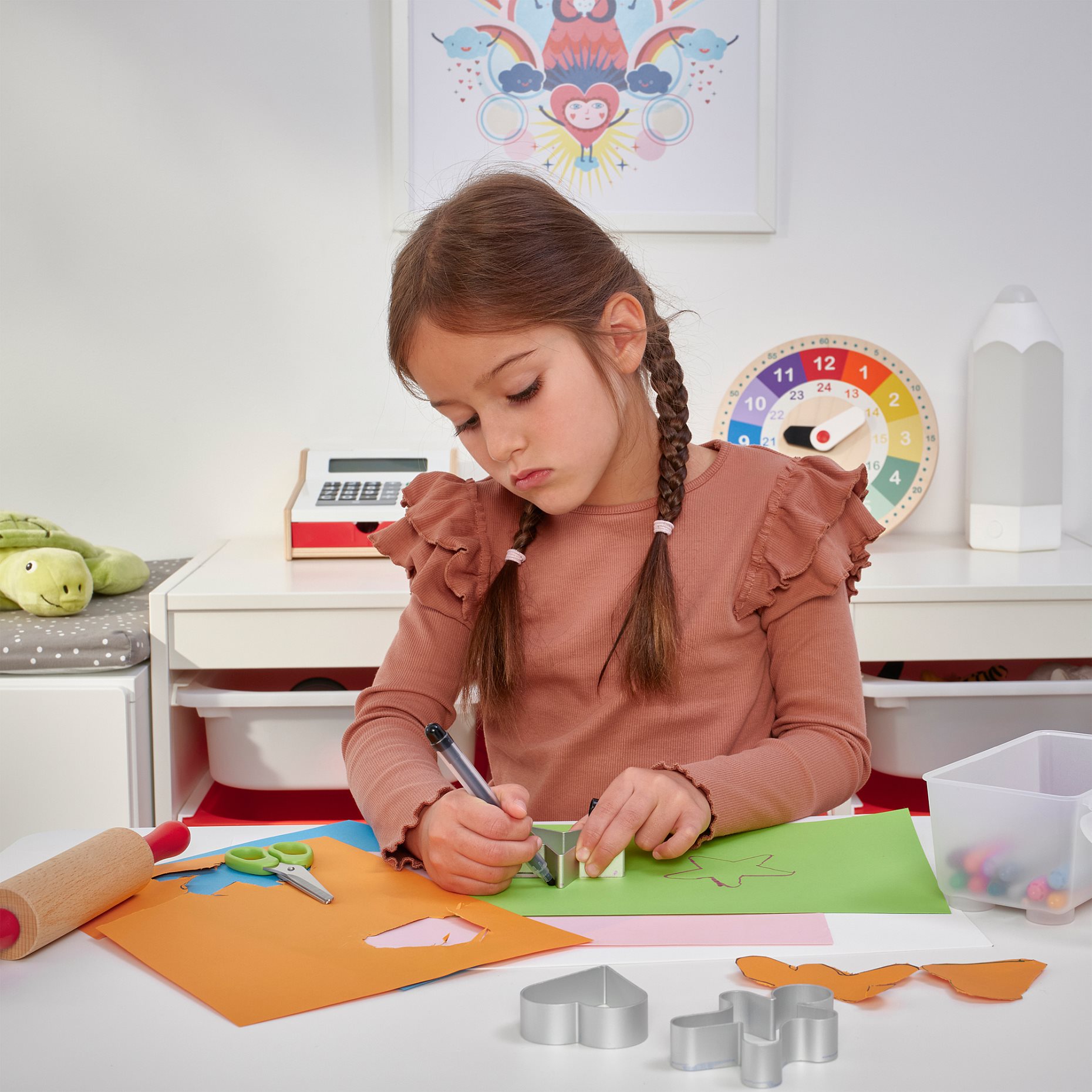 MÅLA, 4-piece modelling dough toolset, 205.594.07