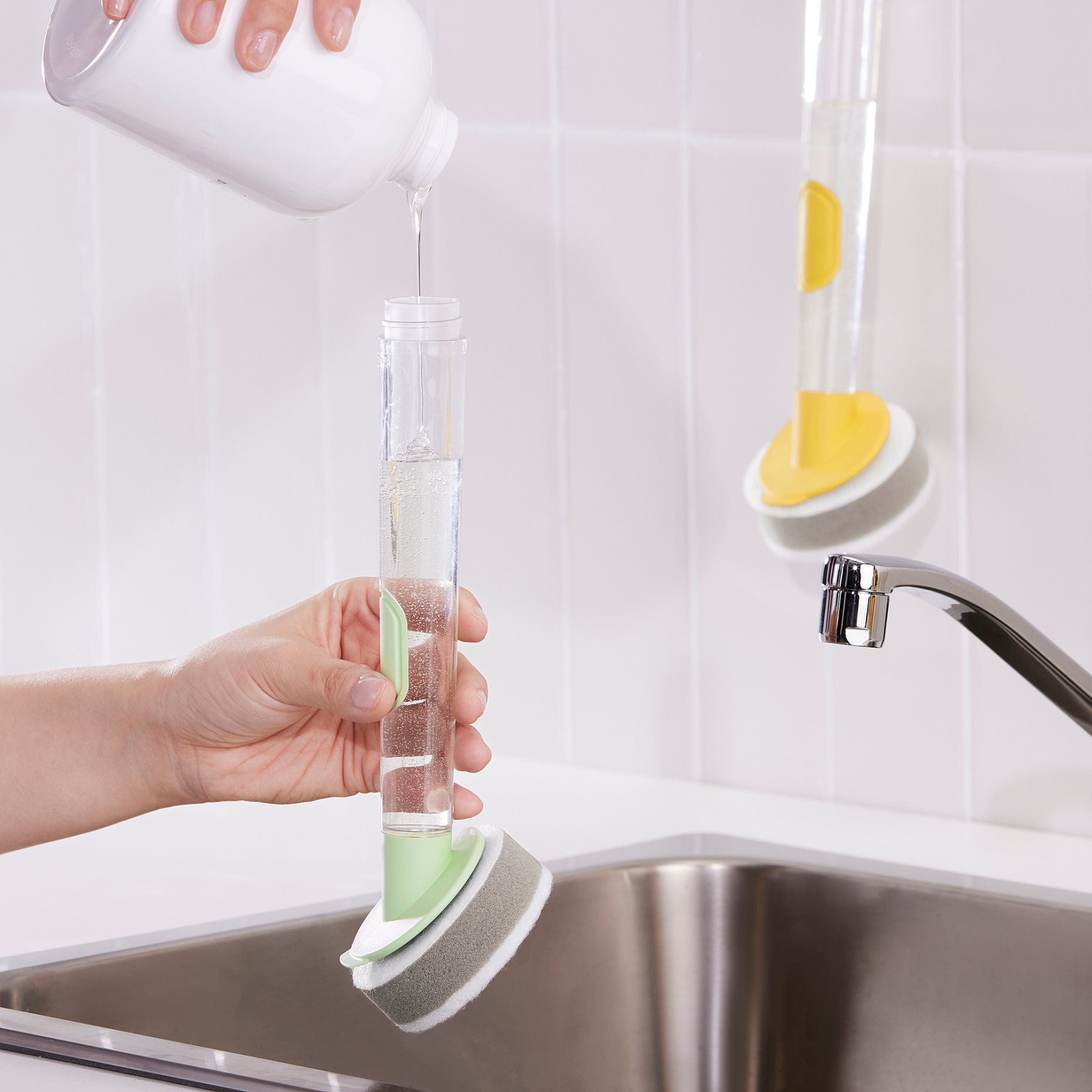 VIDEVECKMAL, σφουγγάρι πιάτων με δοσομετρητή 3 τεμ., 205.597.18