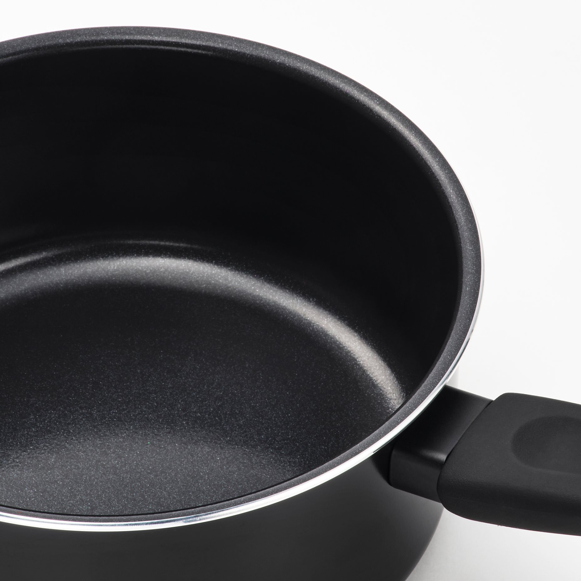 HEMLAGAD, pot with lid non-stick coating, 2 l, 205.809.13