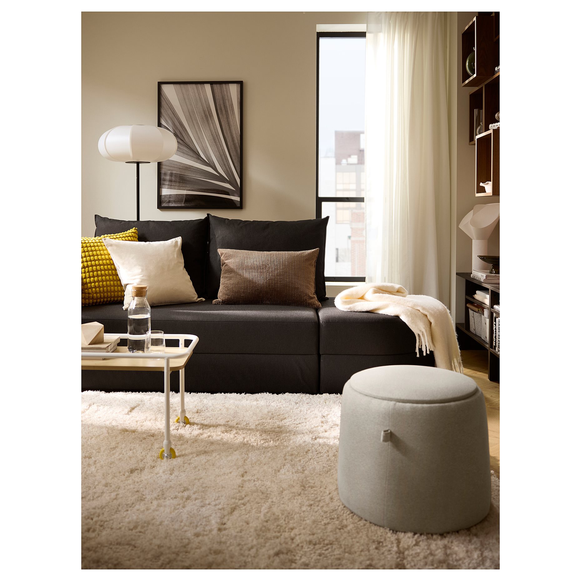 LINDÅKRA, 2-seat sofa-bed, 205.826.10