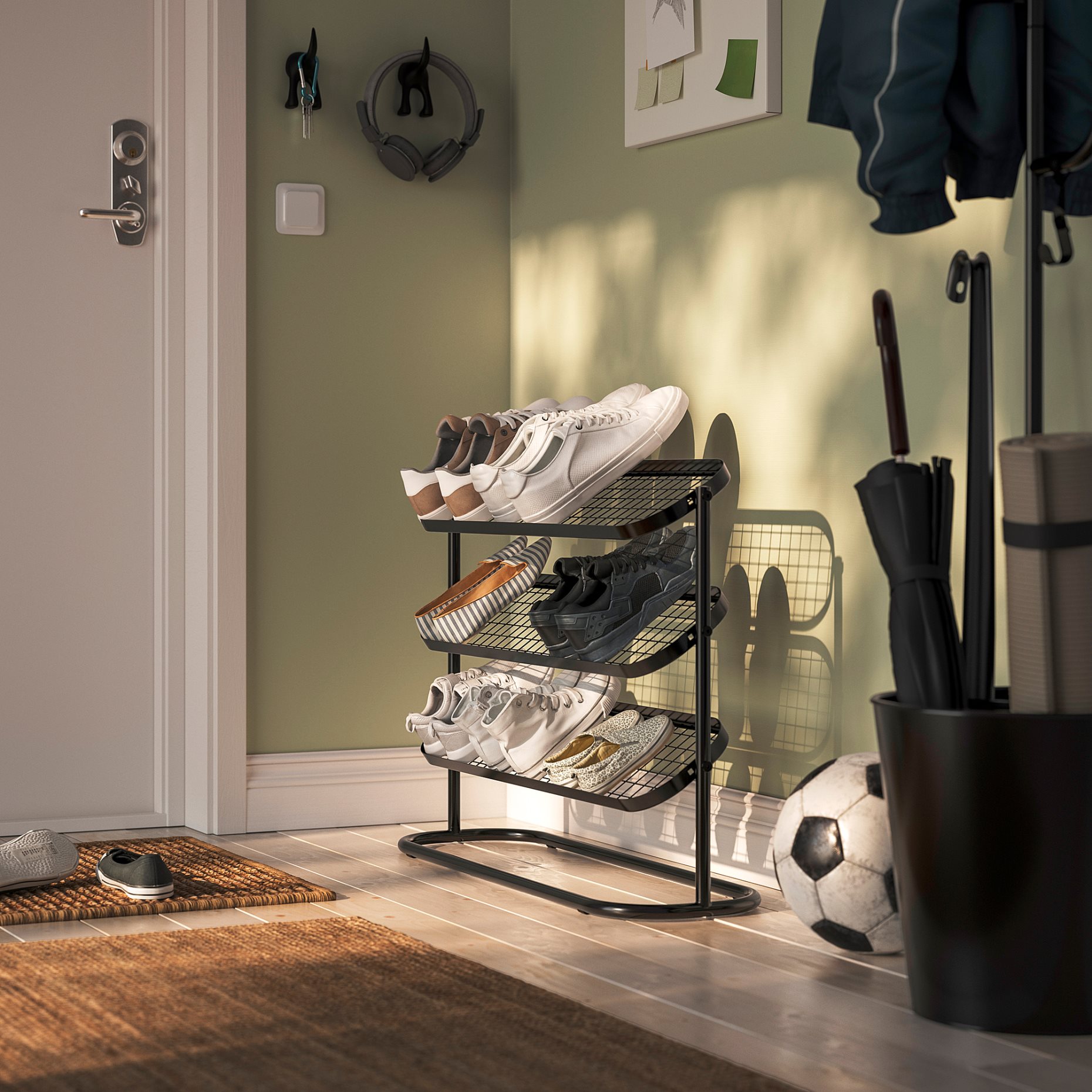 ÄLGANÄS, shoe rack, 76x24x59 cm, 205.858.83