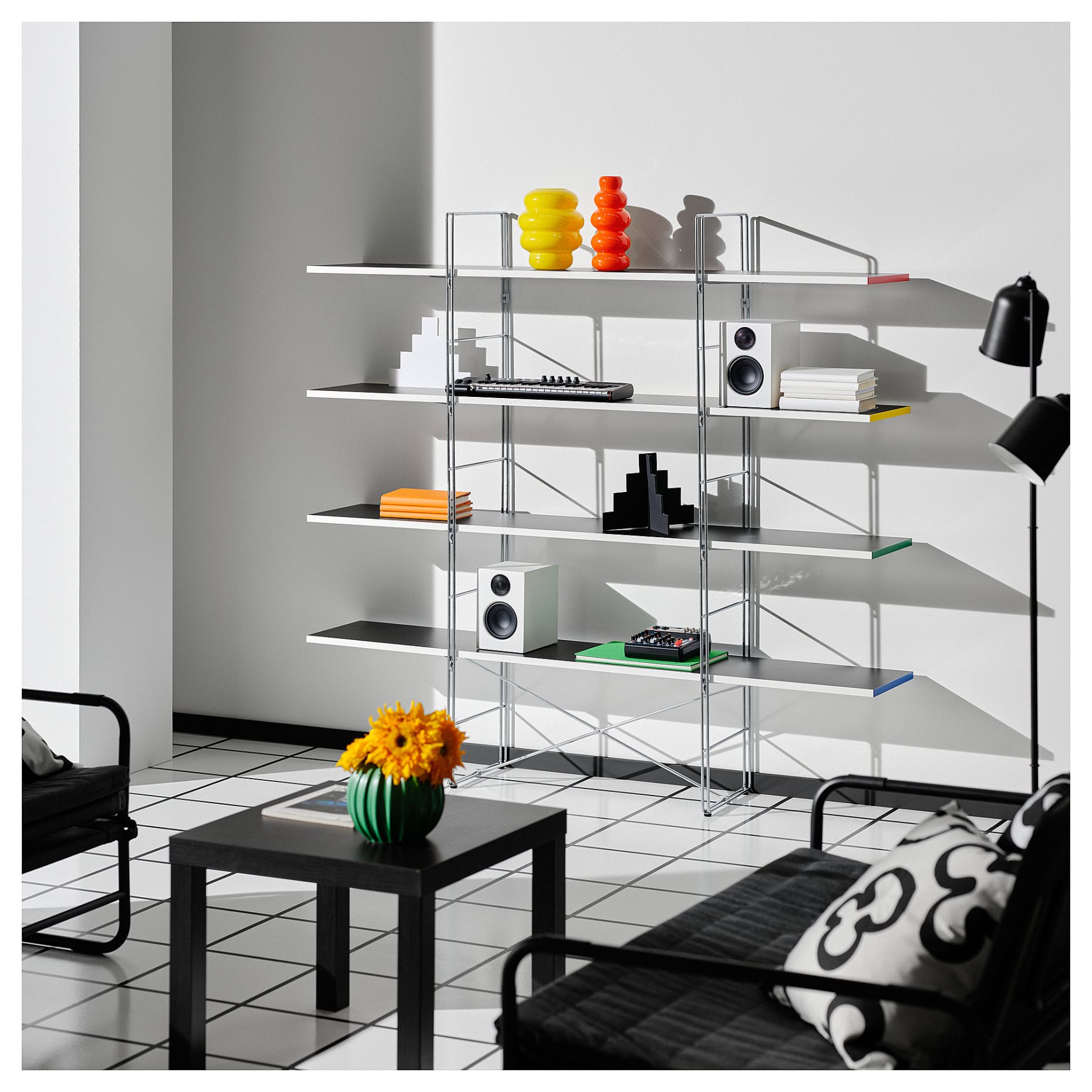 BYAKORRE, open shelving unit, 170x157 cm, 205.864.58