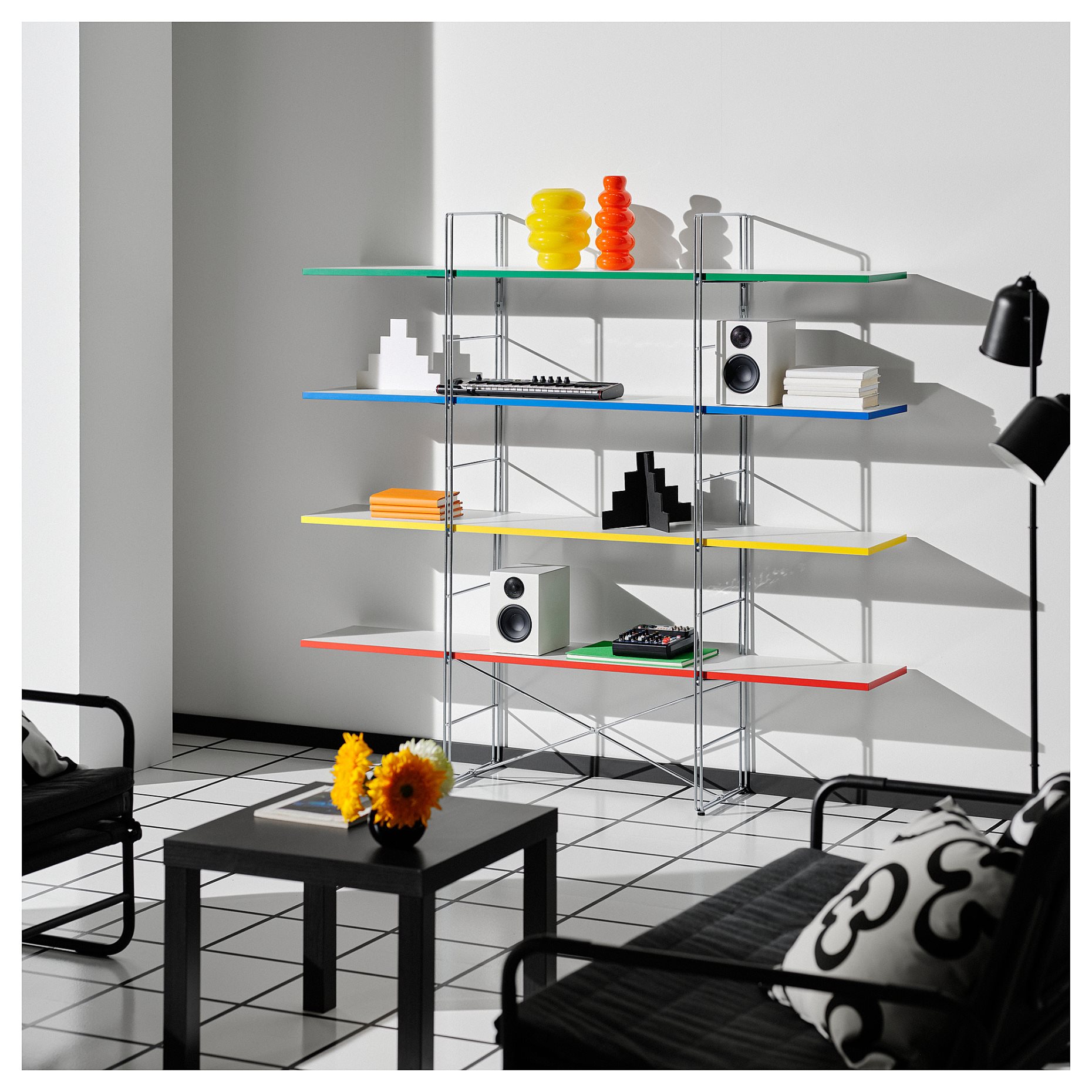 BYAKORRE, open shelving unit, 170x157 cm, 205.864.58