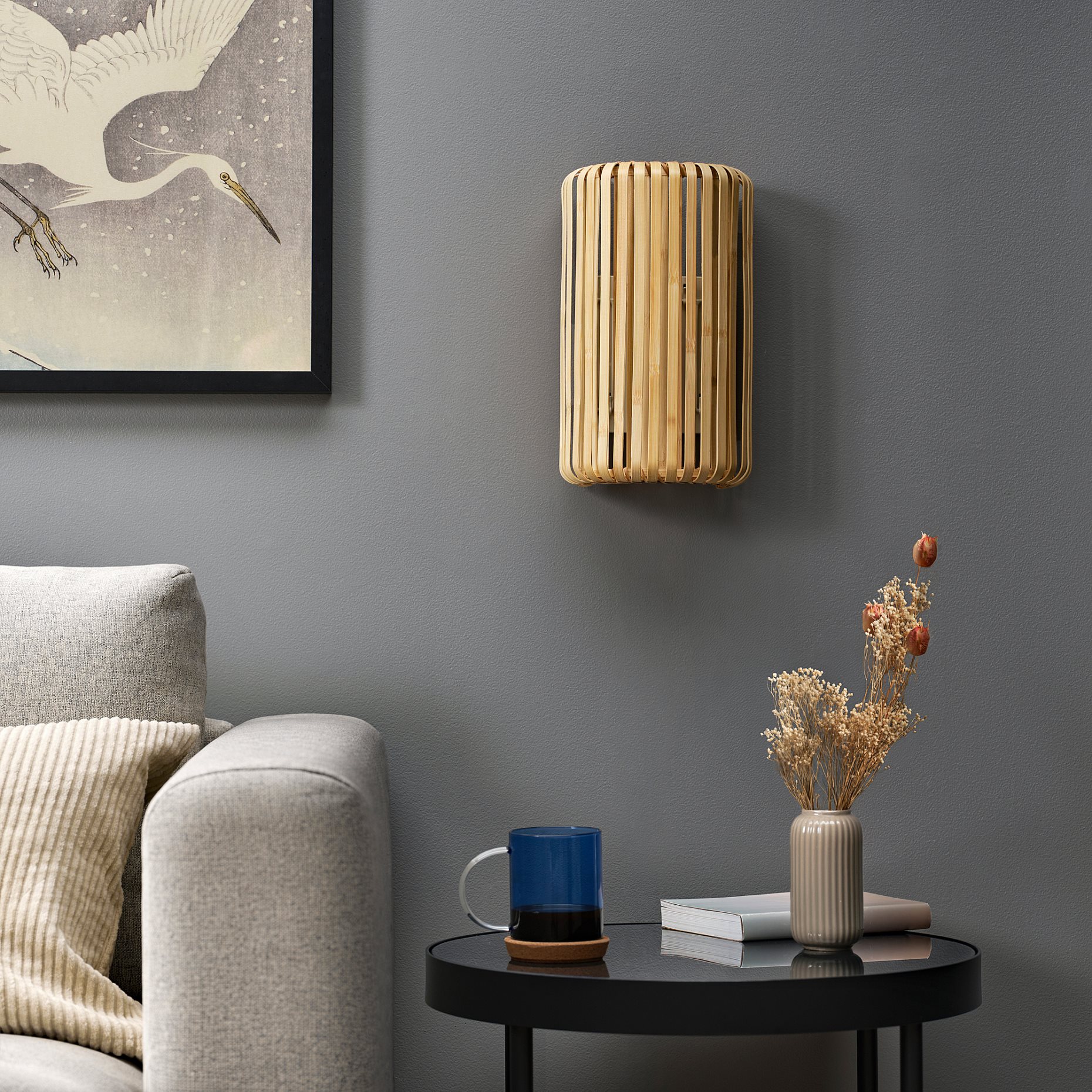 VARPTROSS, wall lamp wired-in installation, 30 cm, 205.951.32