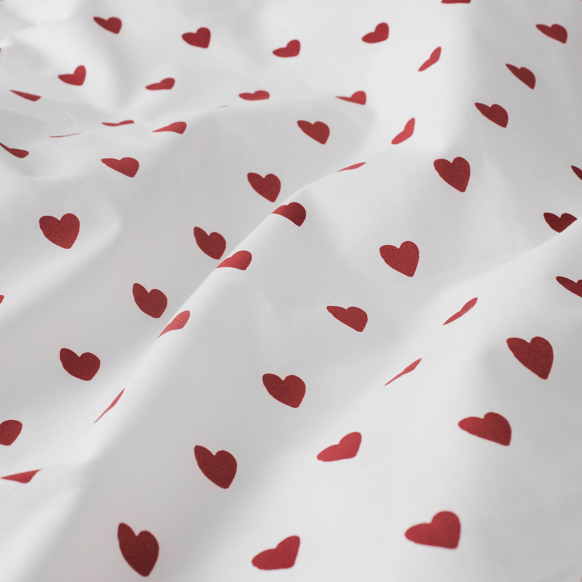 BARNDRÖM, duvet cover 1 pillowcase for cot/heart pattern, 110x125/35x55 cm, 205.959.00