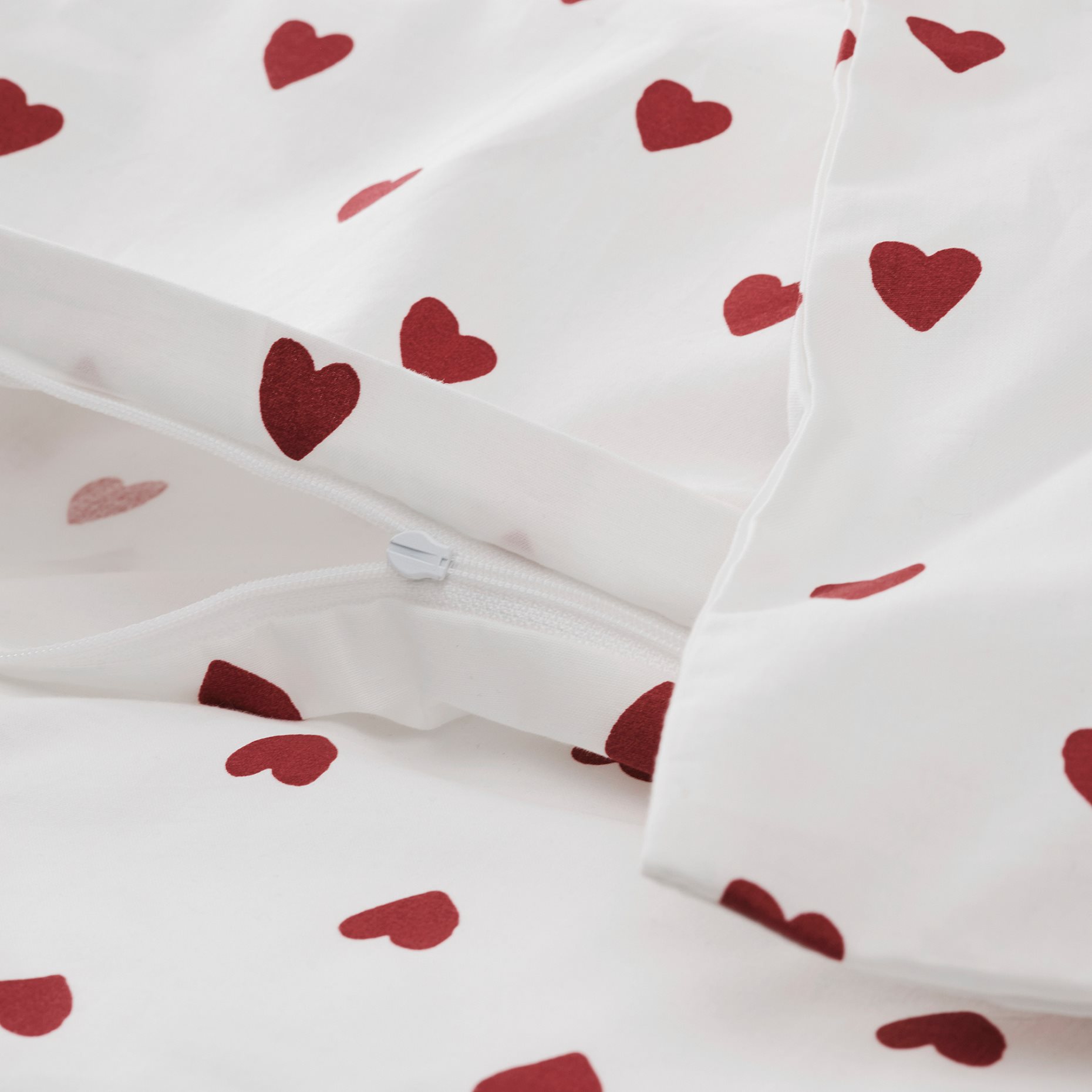 BARNDRÖM, duvet cover 1 pillowcase for cot/heart pattern, 110x125/35x55 cm, 205.959.00