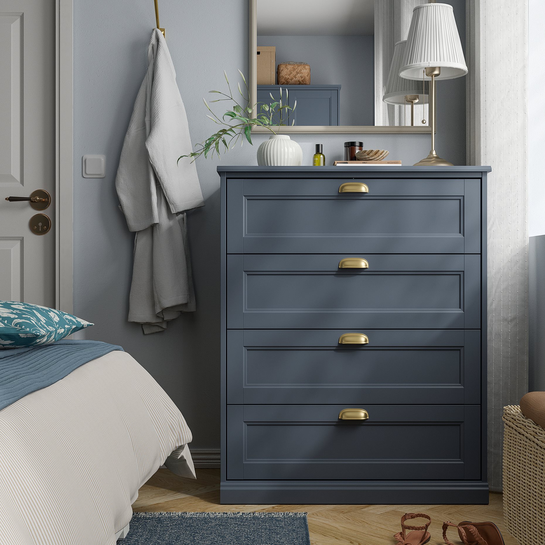 FÅGELFJÄLLET, chest of 4 drawers, 82x51x101 cm, 205.986.06