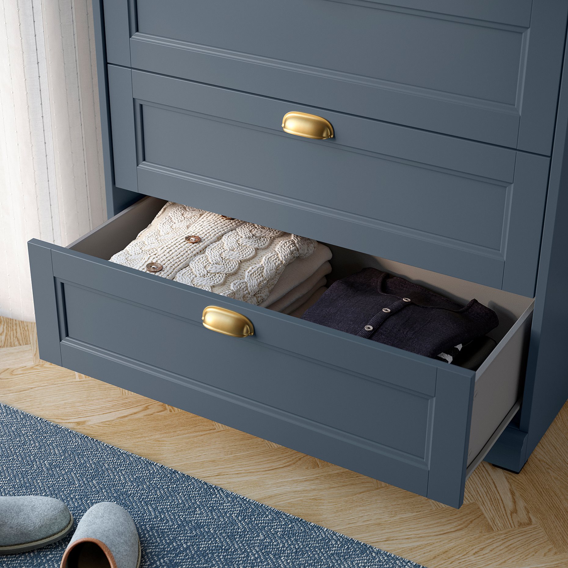 FÅGELFJÄLLET, chest of 4 drawers, 82x51x101 cm, 205.986.06