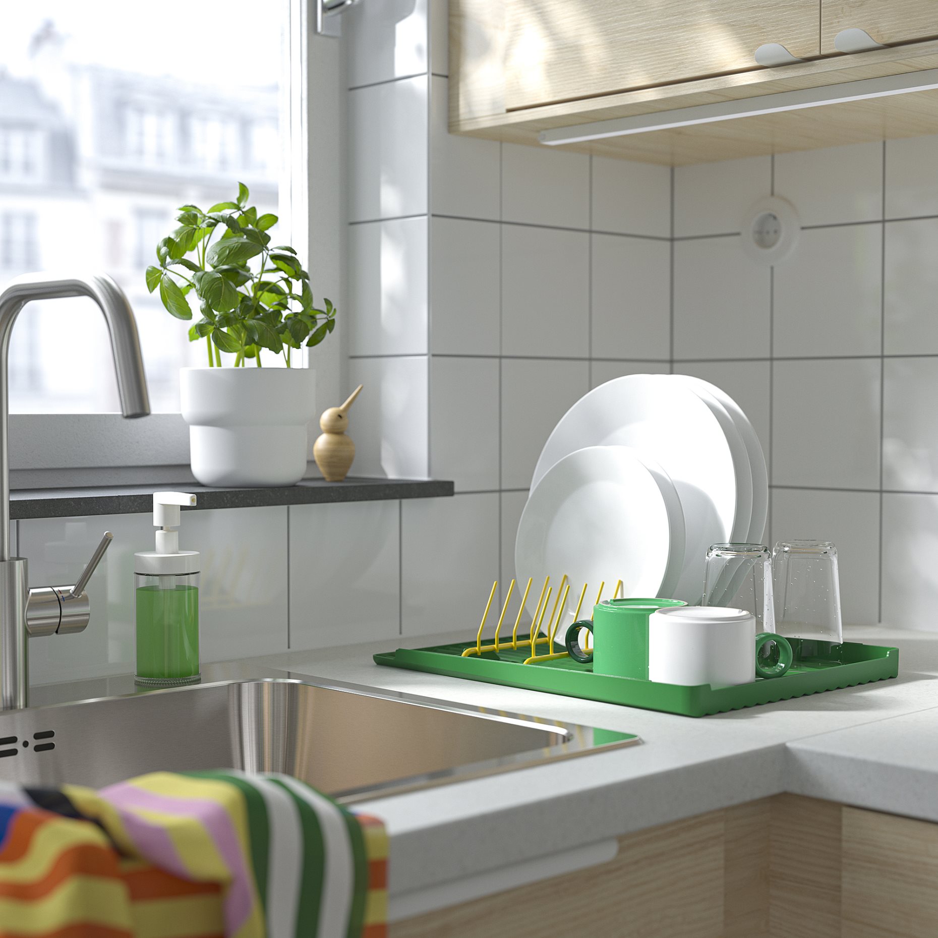 RINNIG, dish drainer double-sided, 40x31 cm, 206.013.50