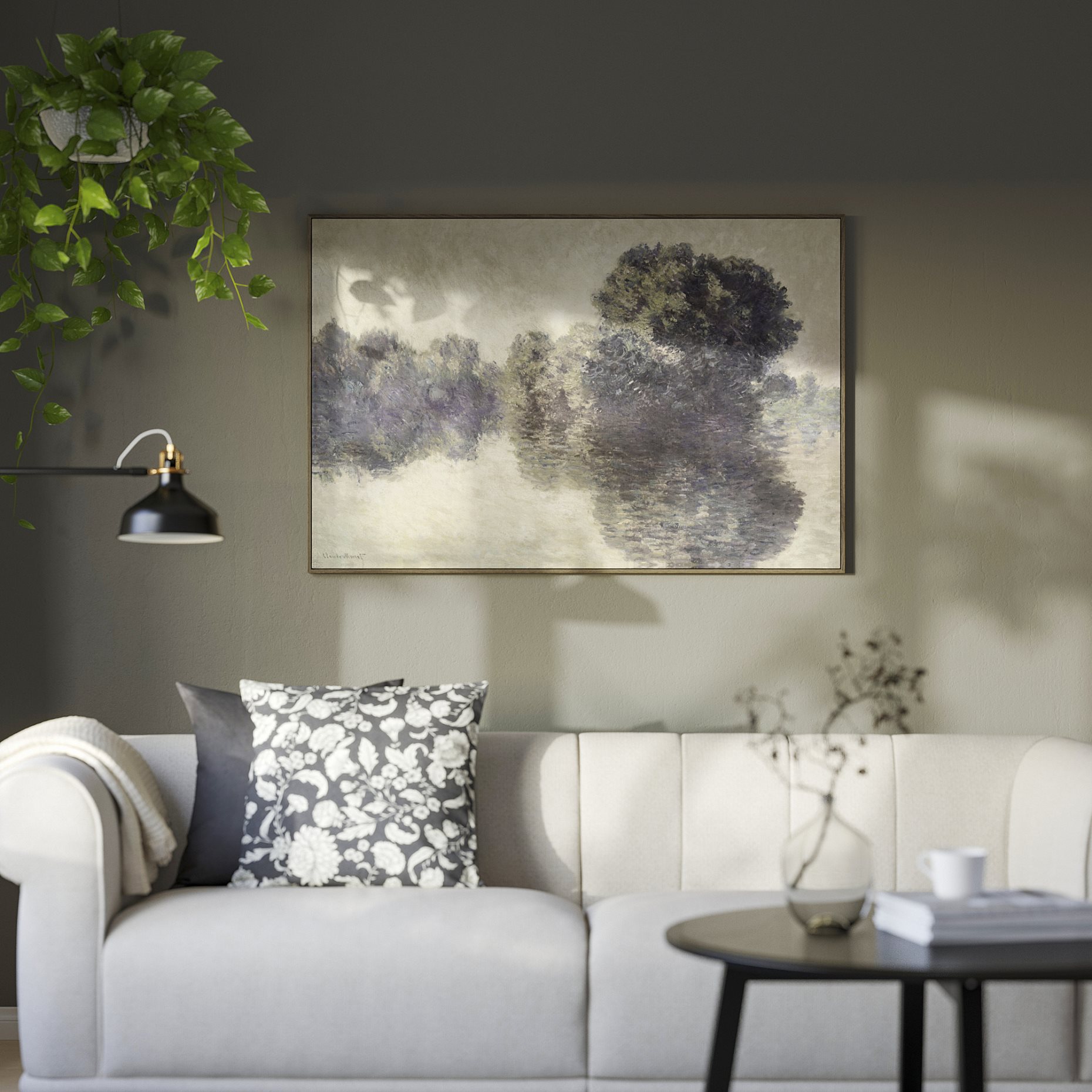 BLODFLÄDER, πίνακας/Ο Σηκουάνας στο Giverny, 118x78 cm, 206.019.15