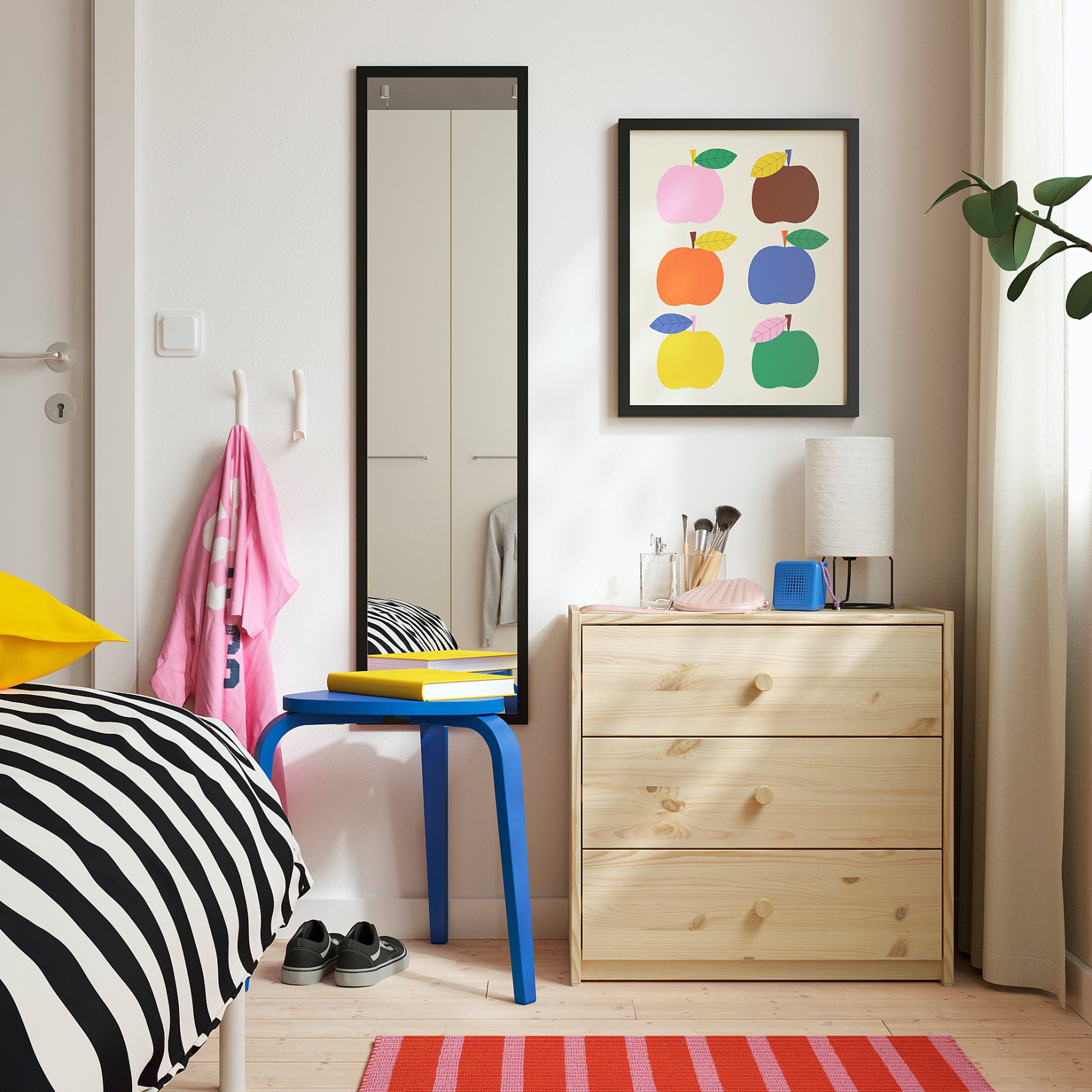 RAST, chest of 3 drawers, 60x59 cm, 206.098.60