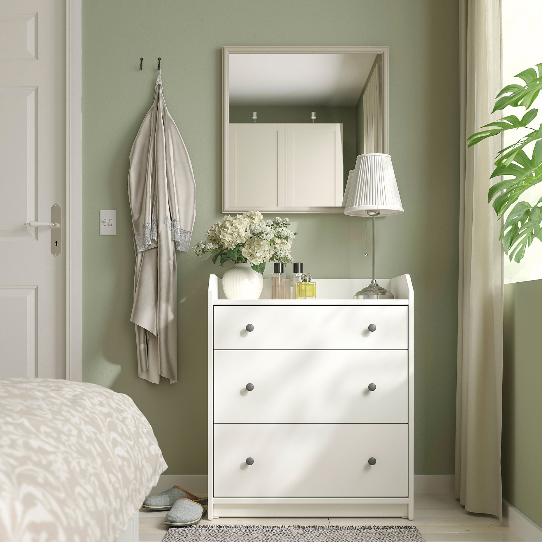 NYPONBUSKE, καθρέφτης, 65x65 cm, 206.098.84