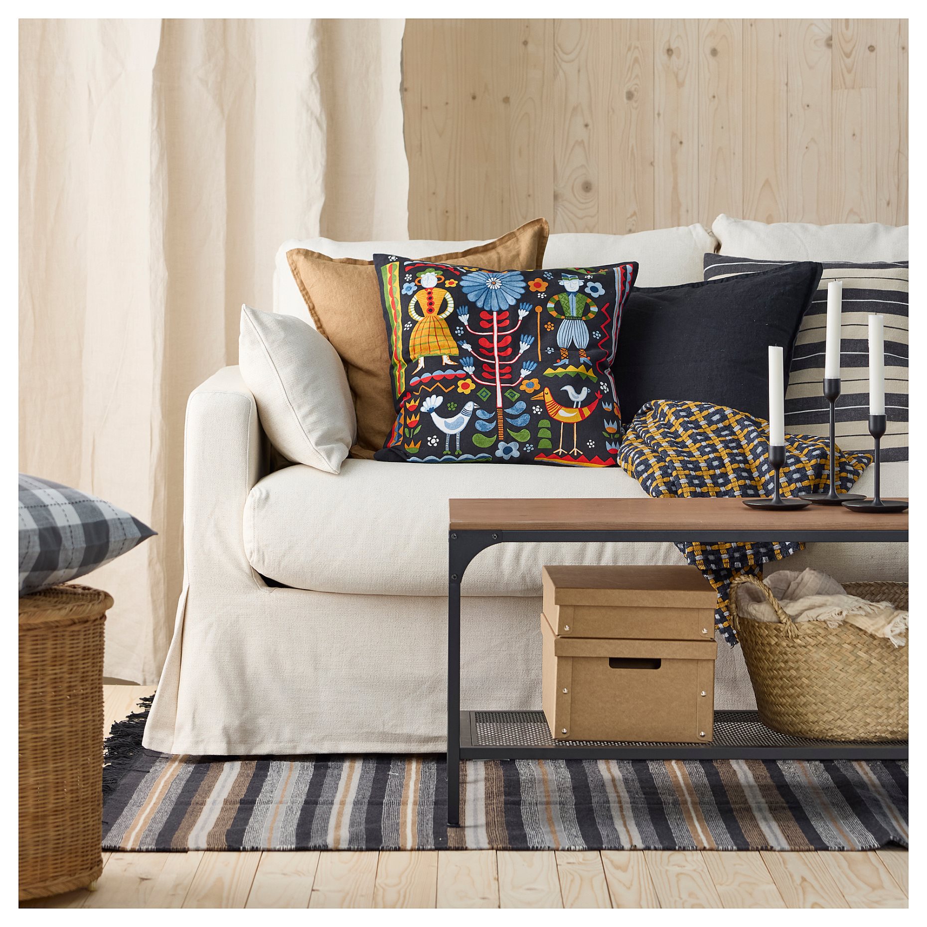 RÅVAROR, χαλί χαμηλή πλέξη/χειροποίητο, 170x240 cm, 206.109.05