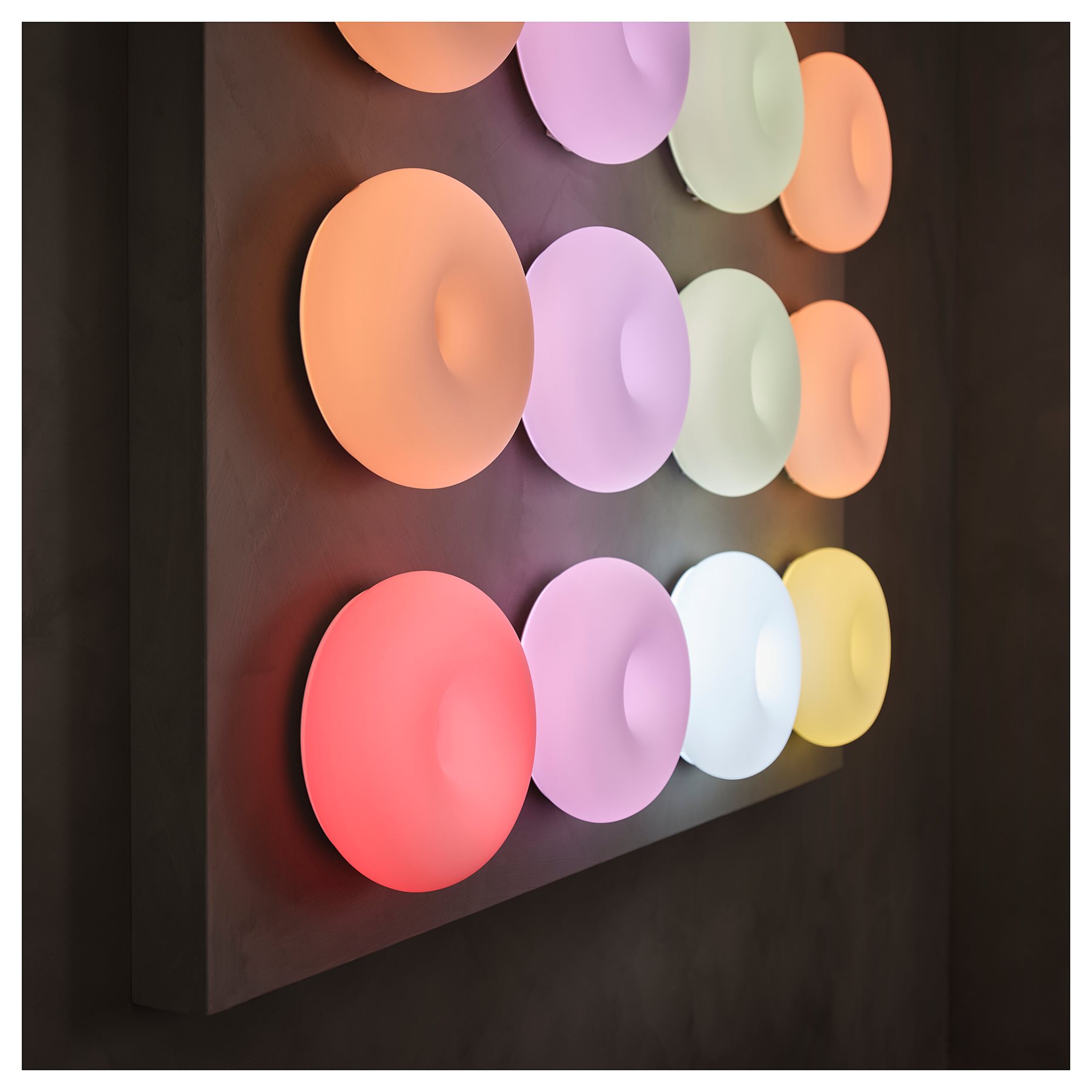 VARMBLIXT, smart table/wall lamp with built-in LED light source dimmable, 30 cm, 206.135.22