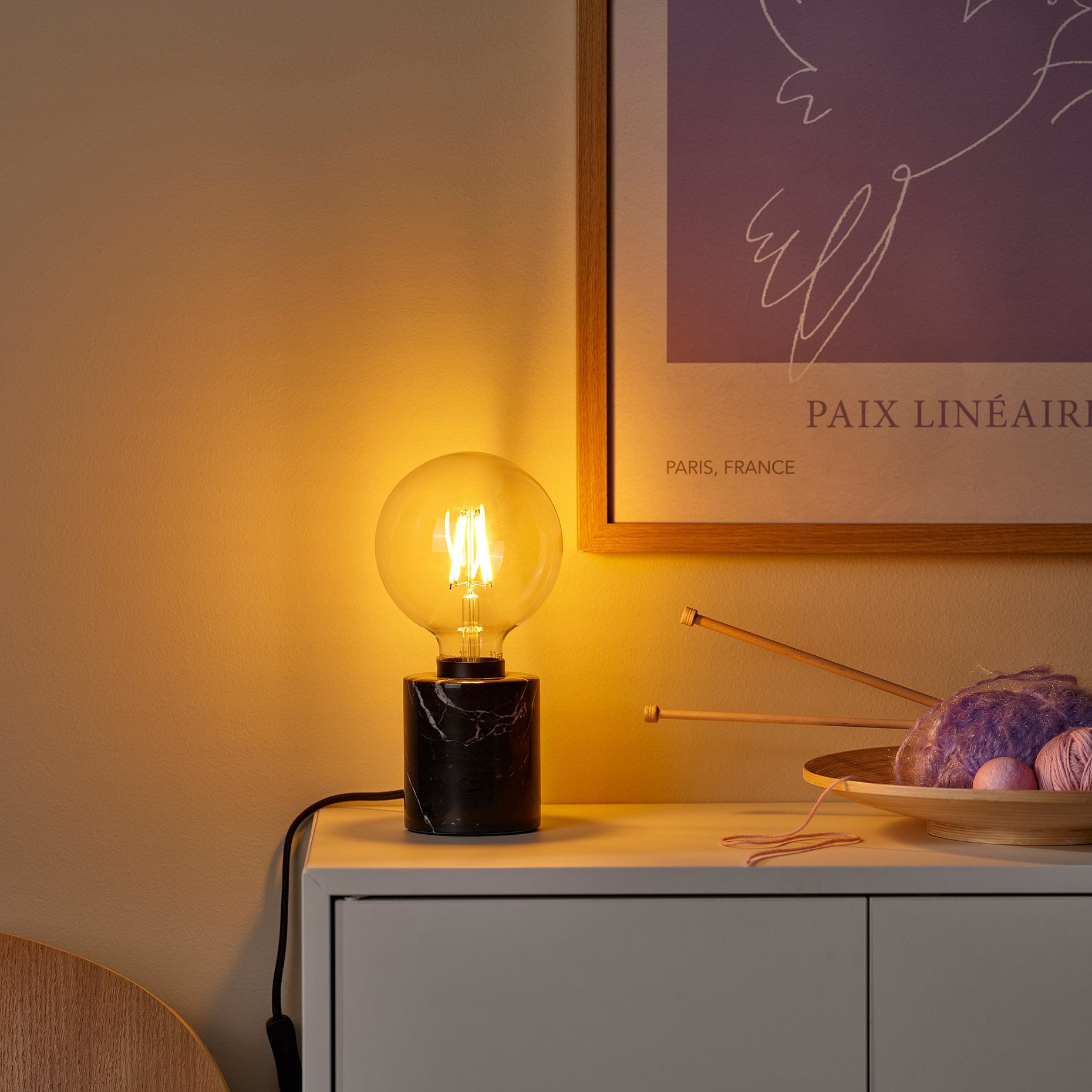 LUNNOM, LED bulb E27 806 lumen/dimmable, 125 mm, 206.148.47