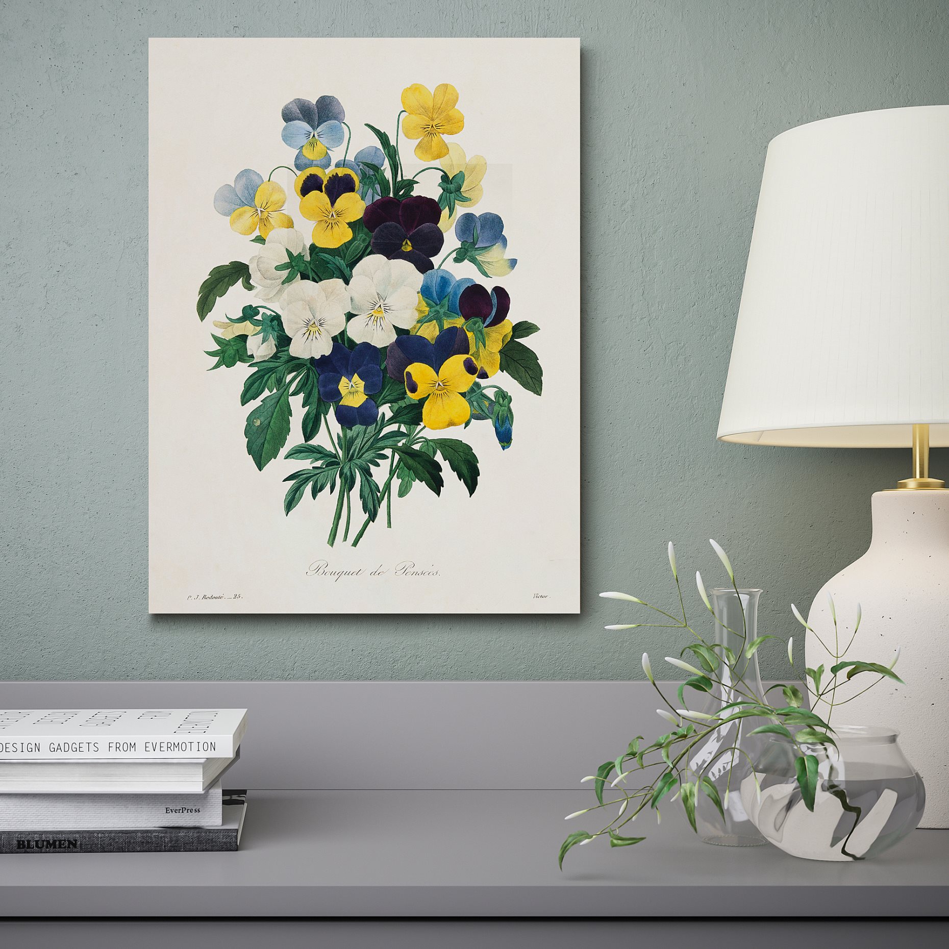 PJÄTTERYD, picture/Flowers, 30x40 cm, 206.187.46