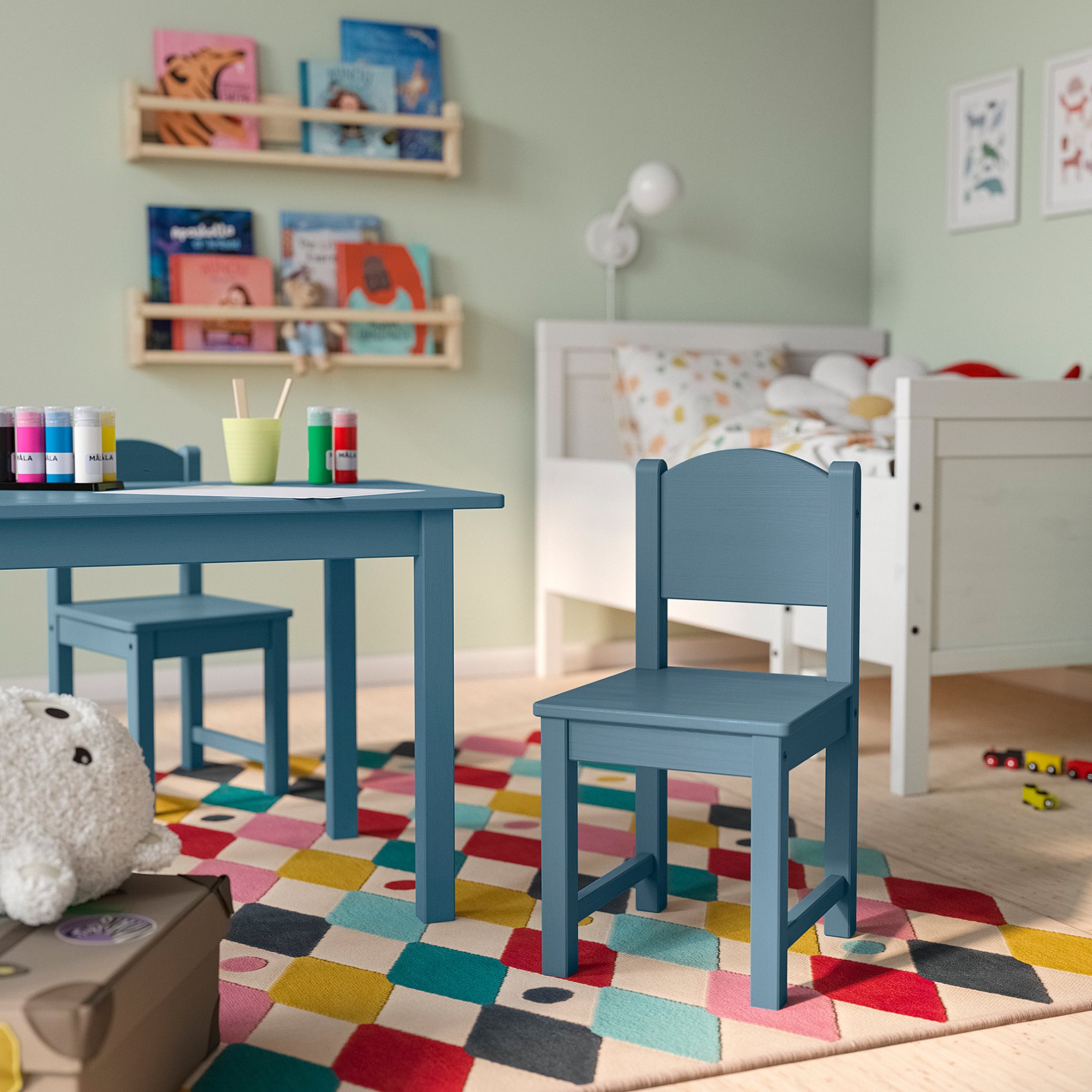 SUNDVIK, childrens table, 76x50 cm, 206.283.16